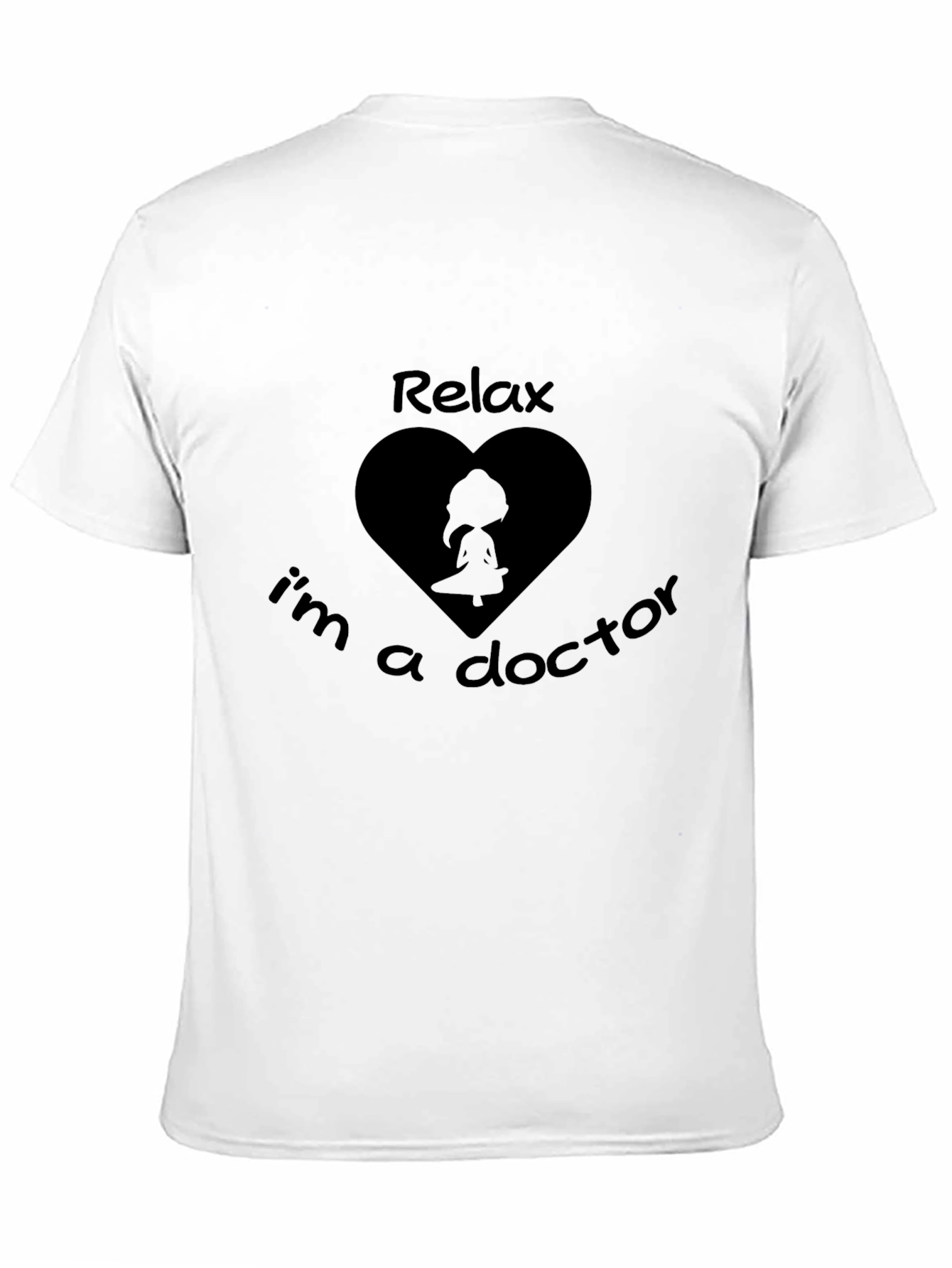 Relax Im A Doctor Black T-Shirt