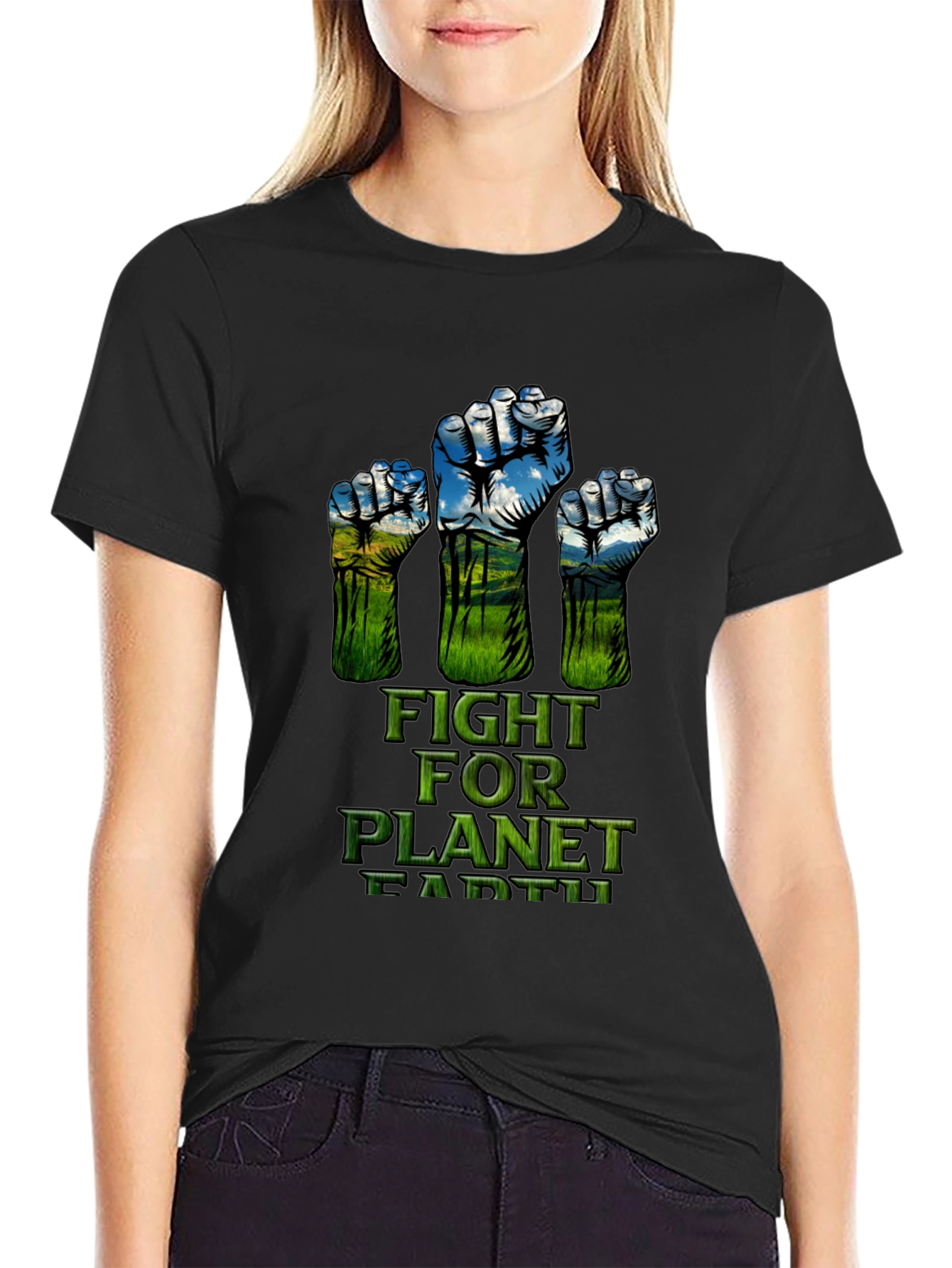 Fight for Planet Earth Graphic T-Shirt