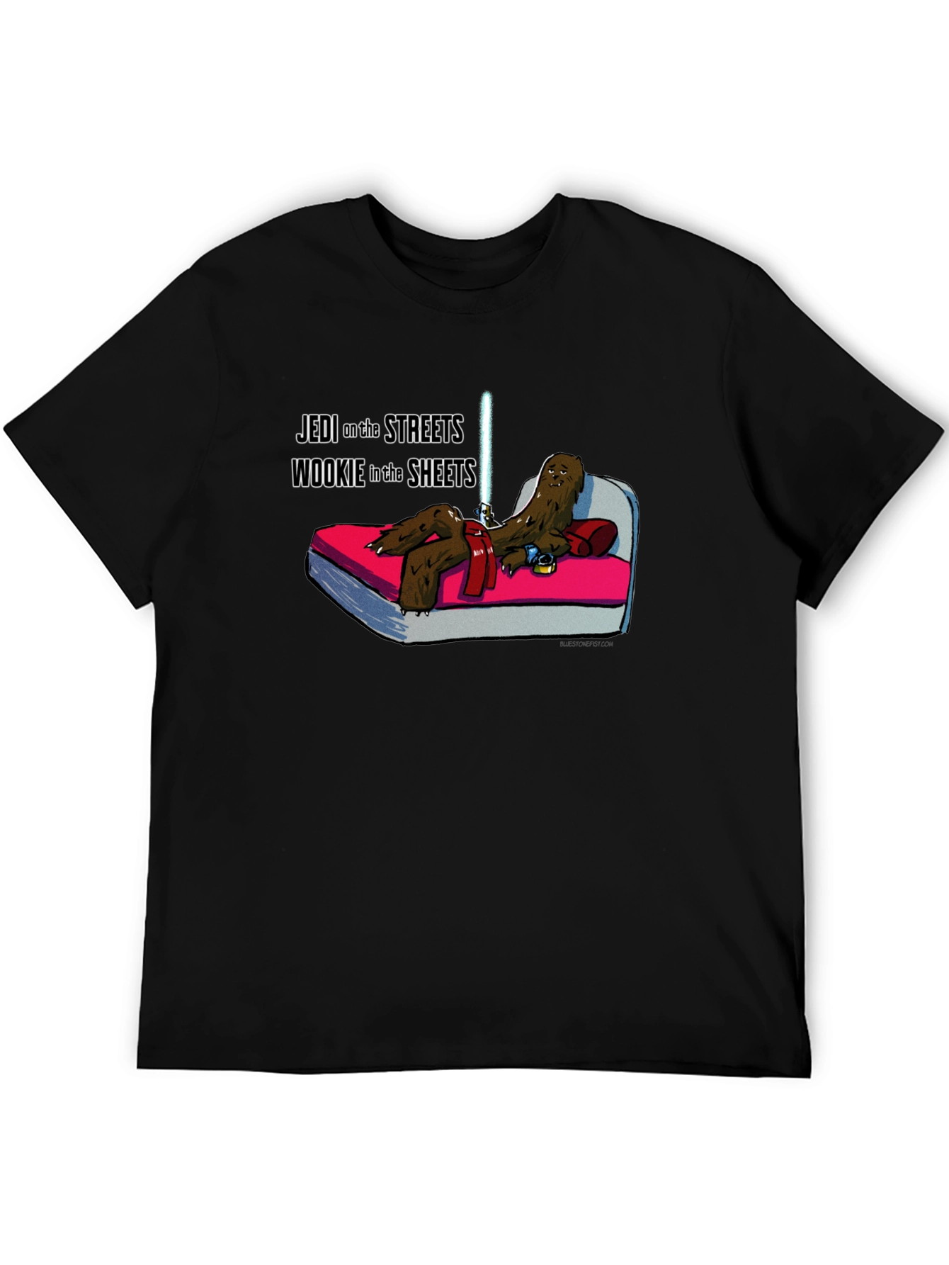 Jedi Wookie in the Sheets Mens T-Shirt