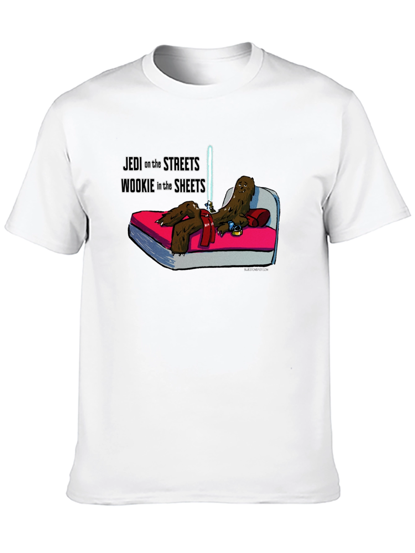 Jedi Wookie in the Sheets Mens T-Shirt