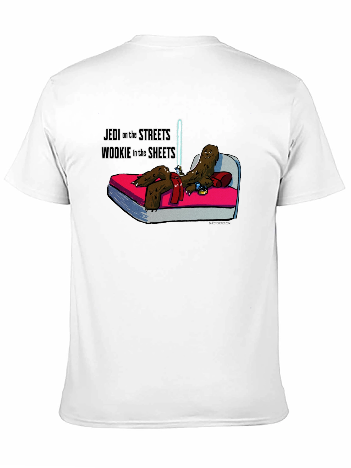 Jedi Wookie in the Sheets Mens T-Shirt