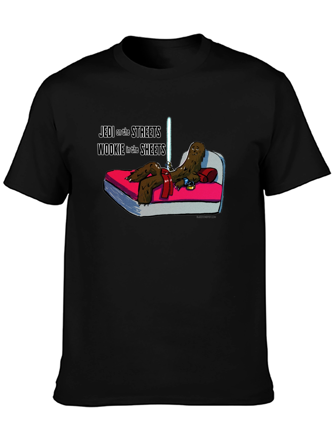 Jedi Wookie in the Sheets Mens T-Shirt