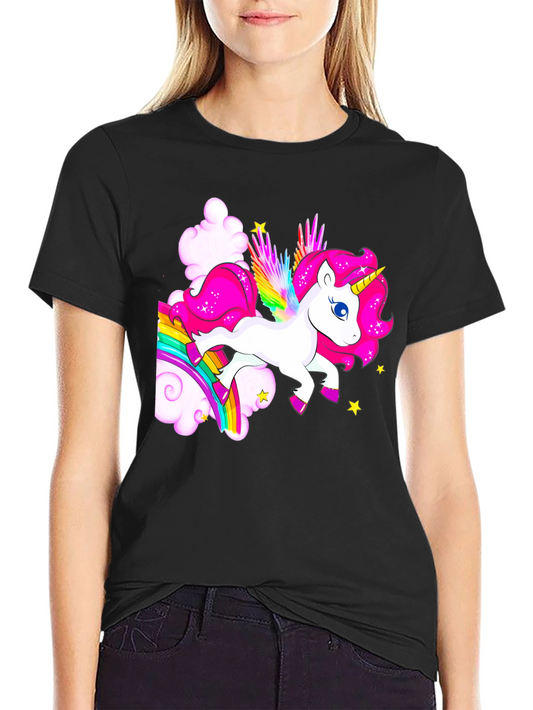 Rainbow Unicorn Graphic T-Shirt