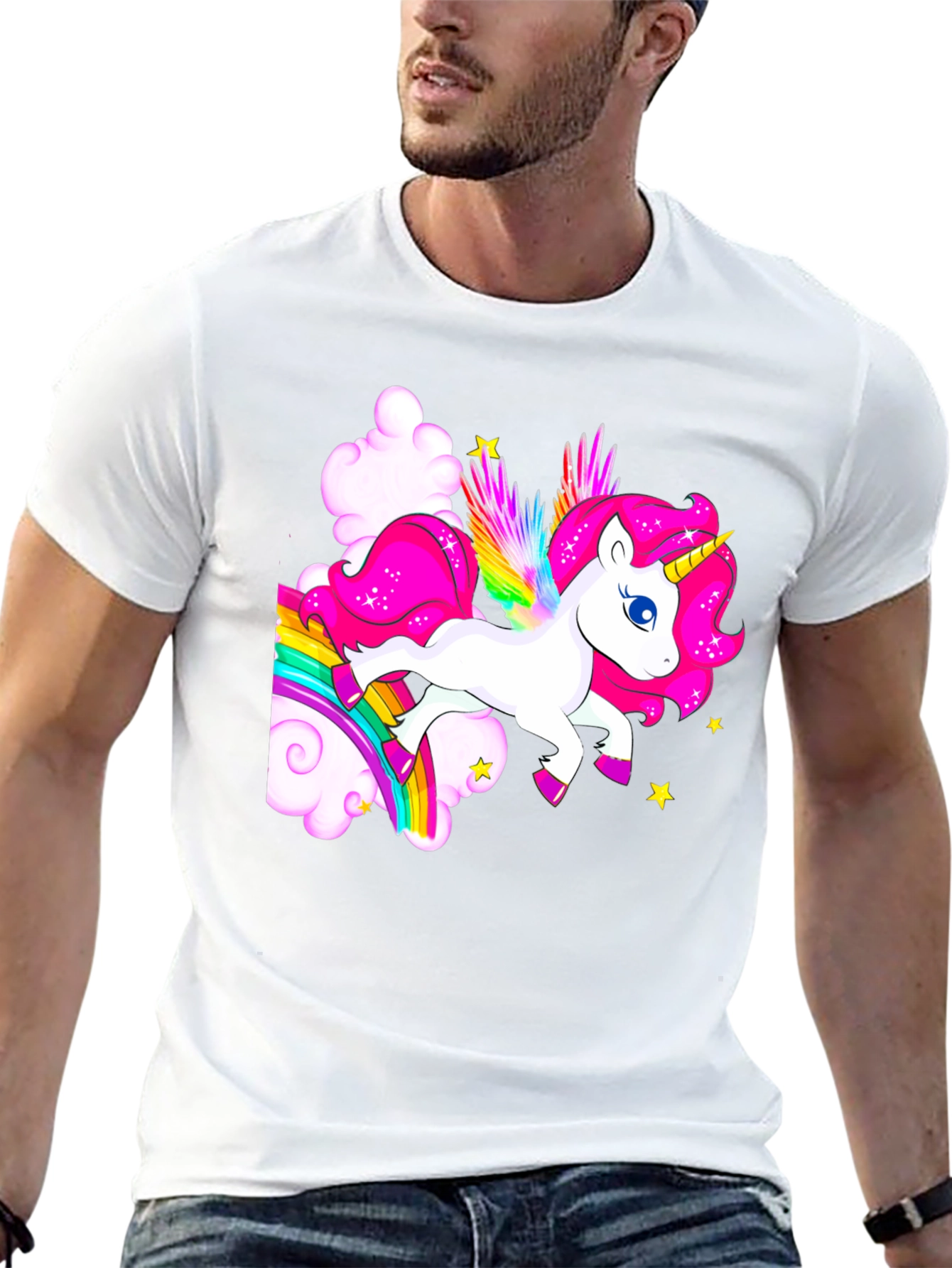 Rainbow Unicorn Graphic T-Shirt