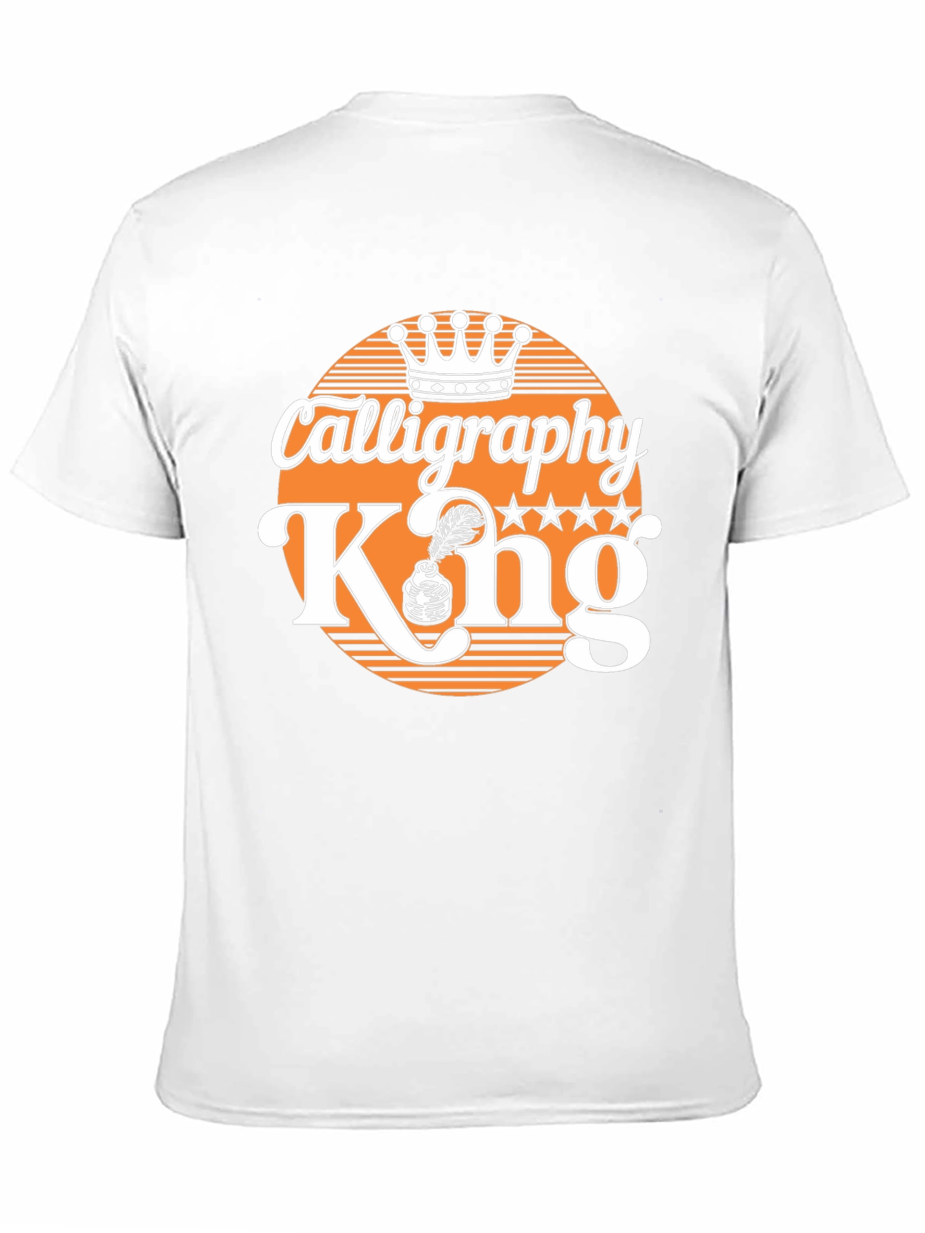 Calligraphy King T-Shirt - Black Graphic Tee