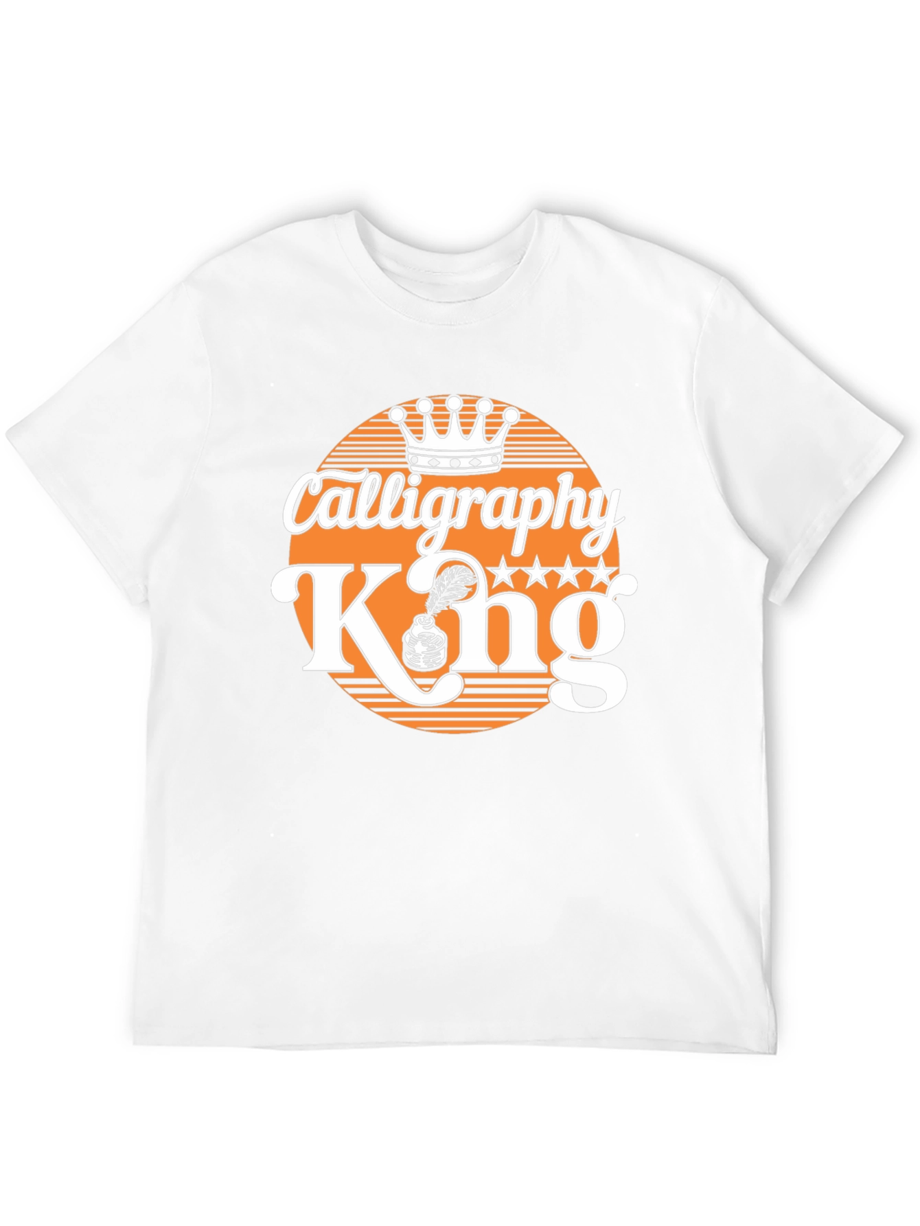 Calligraphy King T-Shirt - Black Graphic Tee
