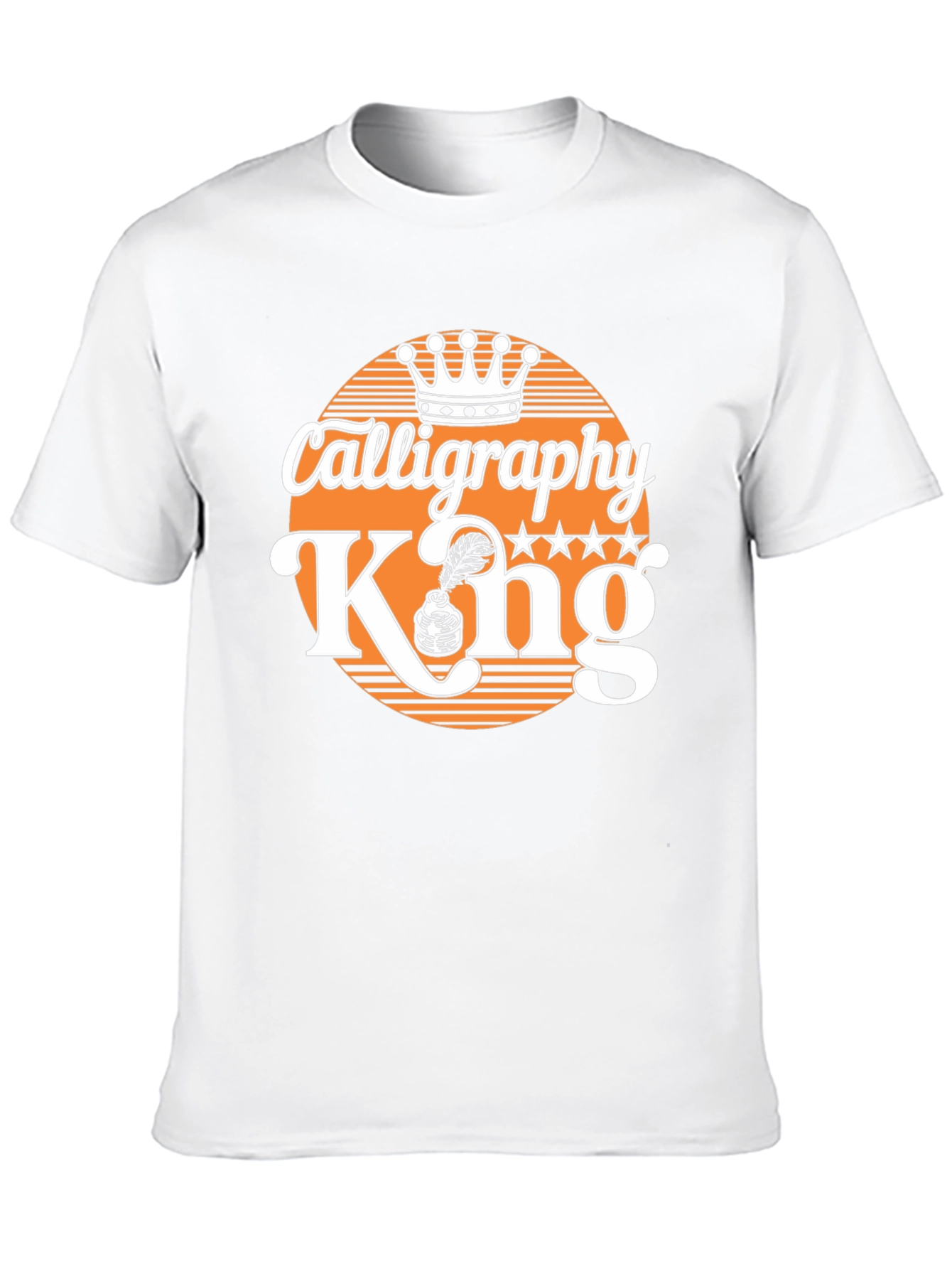 Calligraphy King T-Shirt - Black Graphic Tee