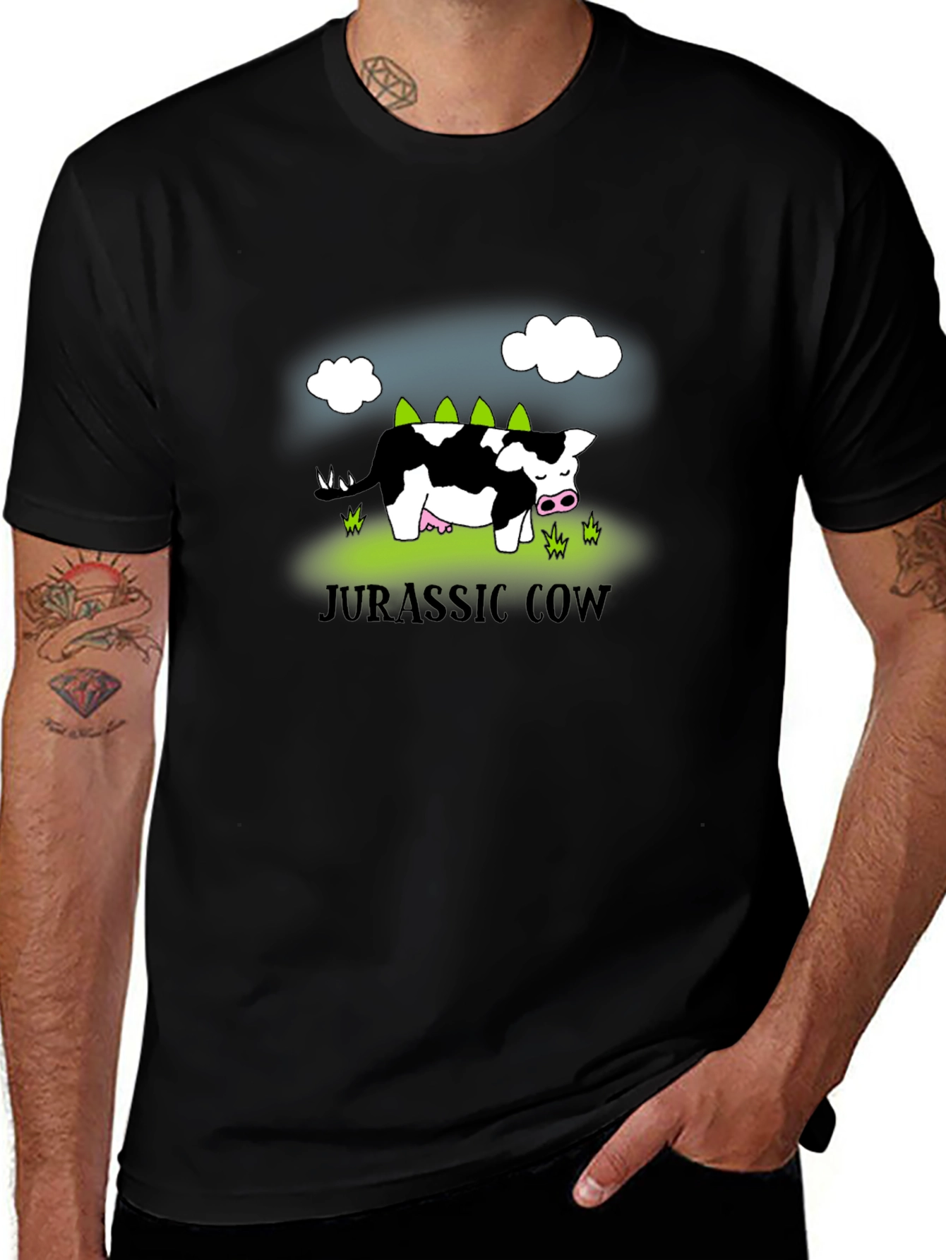 Jurassic Cow T-Shirt - Quirky & Fun Design