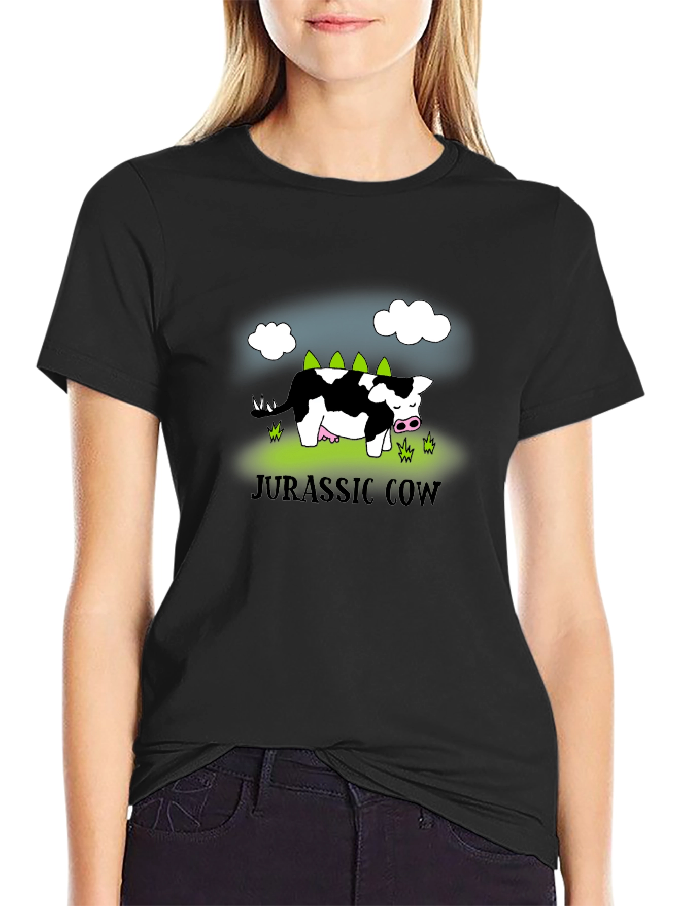 Jurassic Cow T-Shirt - Quirky & Fun Design