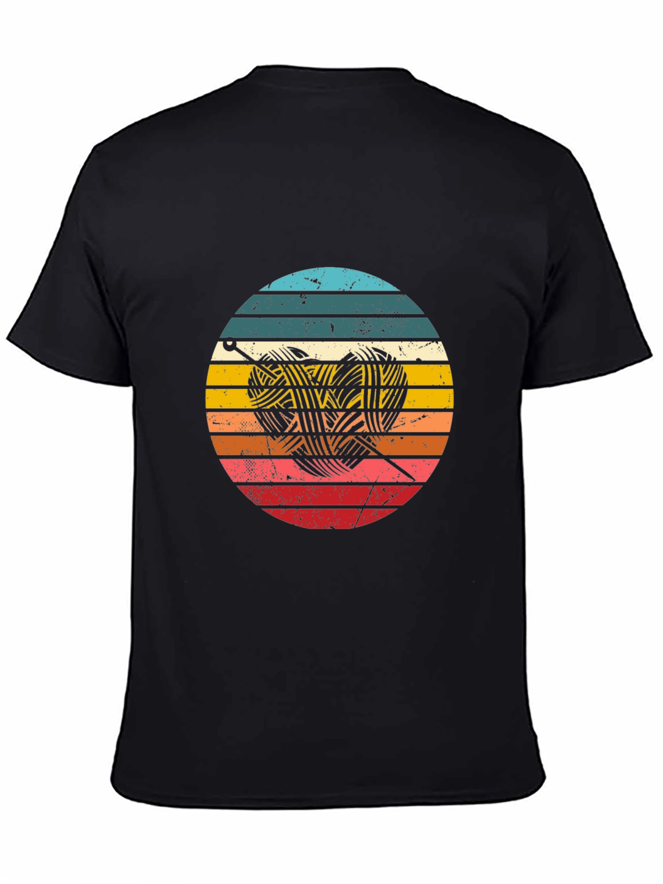 Knitting Lover Retro Style T-Shirt