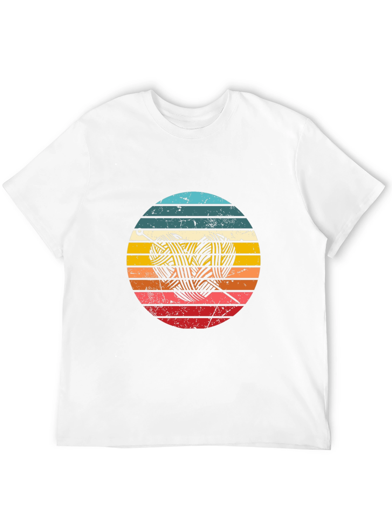 Knitting Lover Retro Style T-Shirt