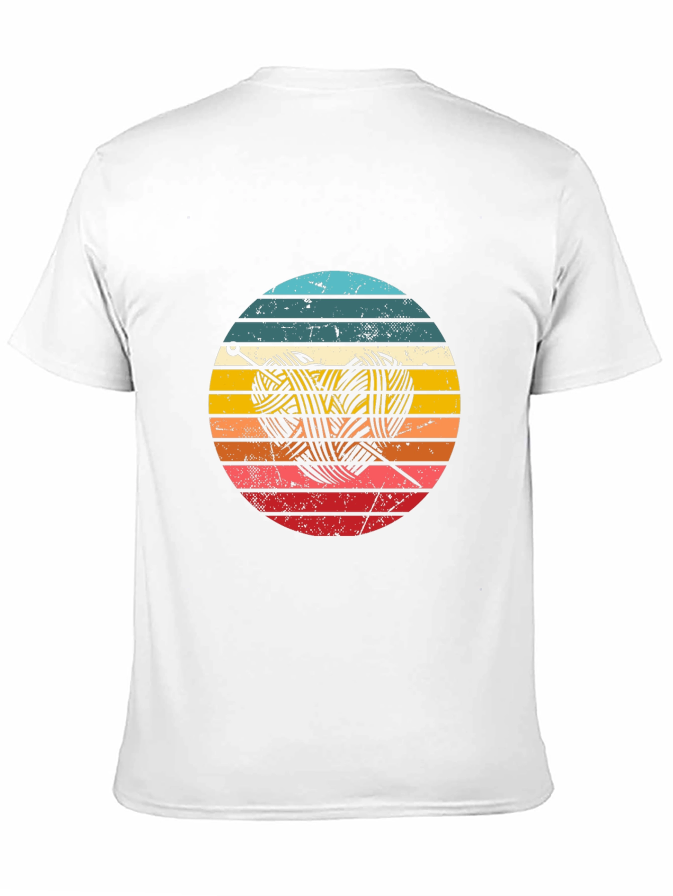 Knitting Lover Retro Style T-Shirt