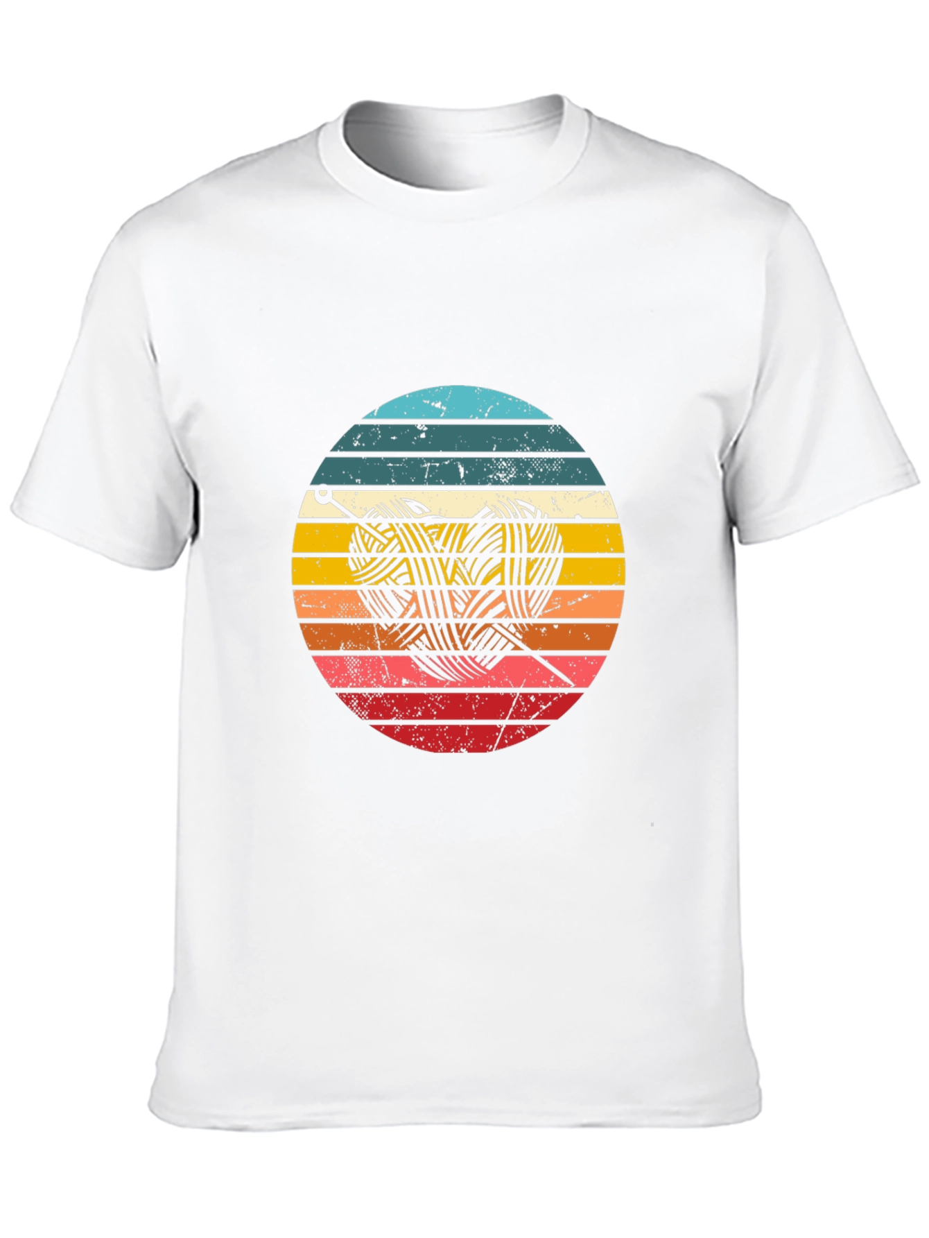 Knitting Lover Retro Style T-Shirt