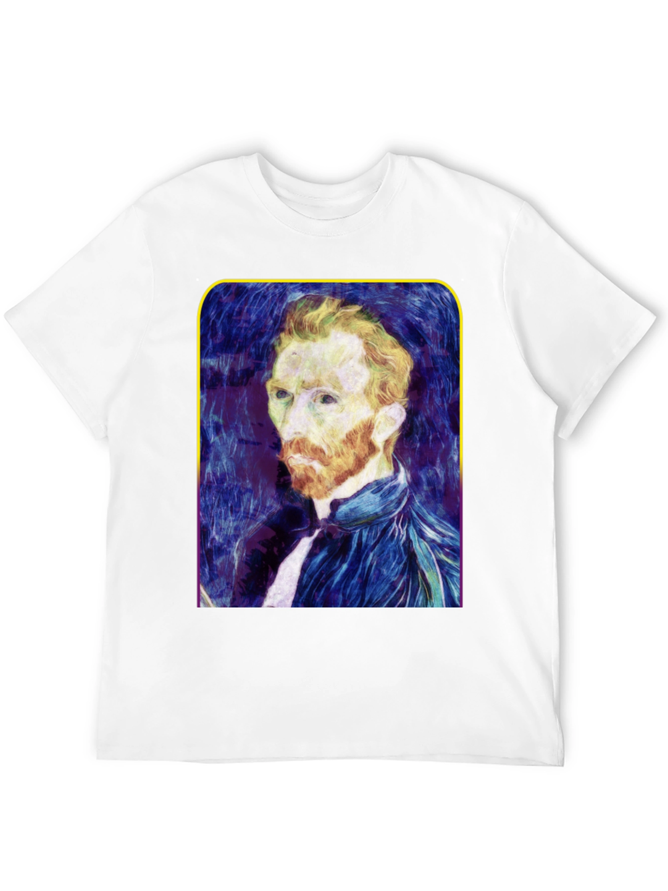 Van Gogh Portrait Graphic Tee - Artistic Style