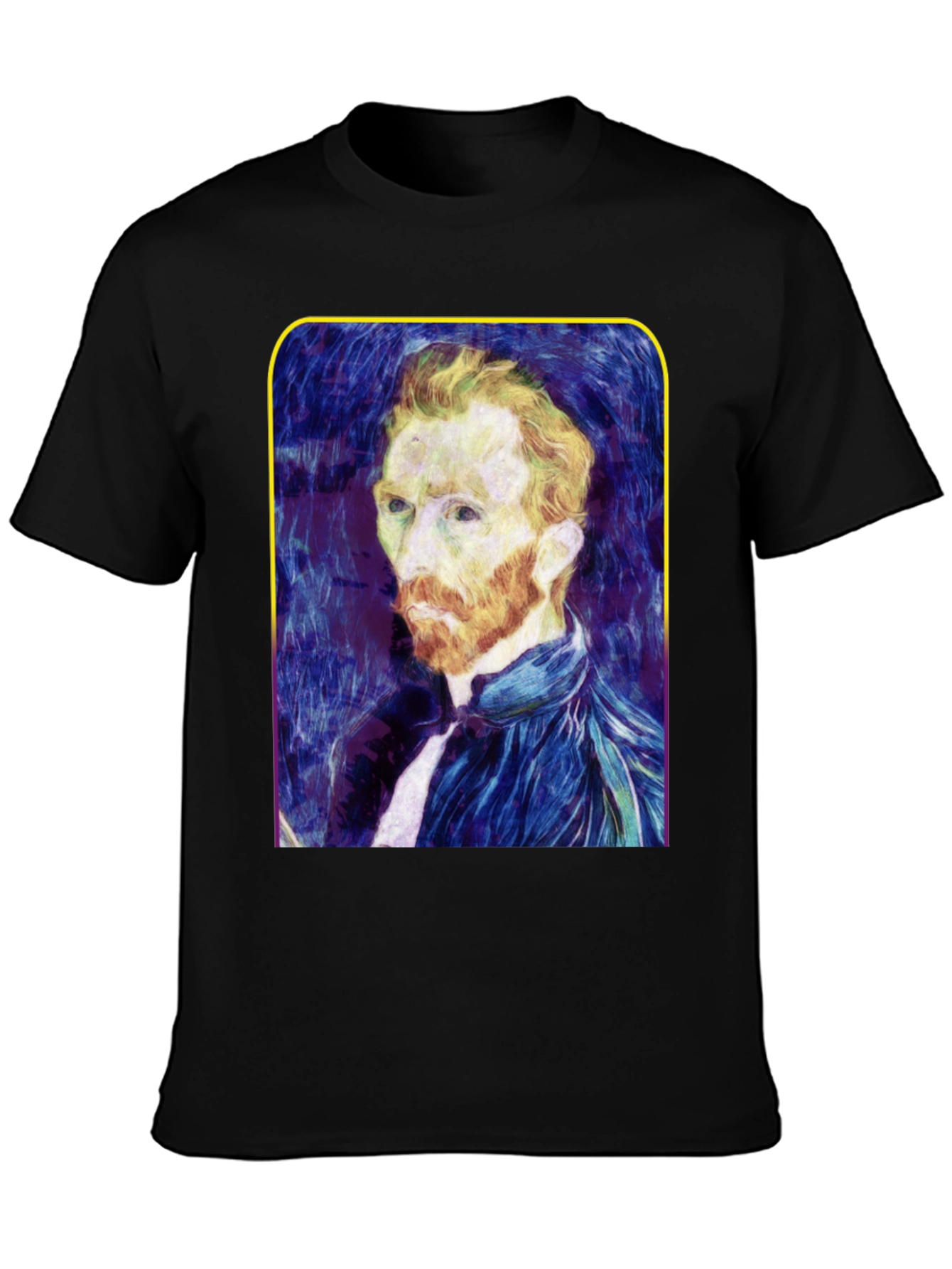 Van Gogh Portrait Graphic Tee - Artistic Style