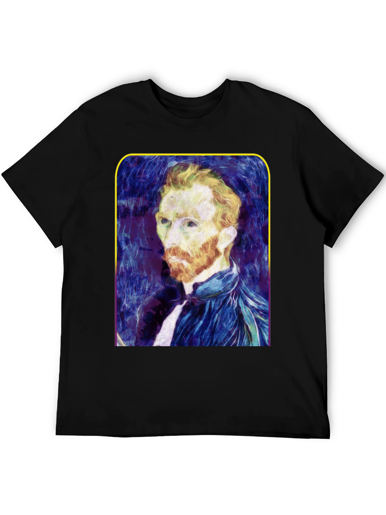 Van Gogh Portrait Graphic Tee - Artistic Style
