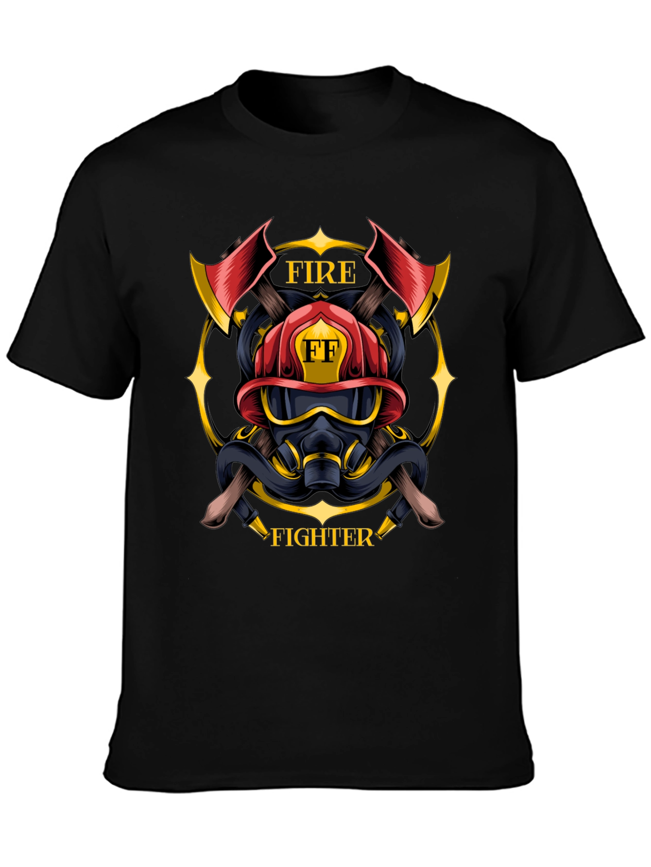 Firefighter Emblem T-Shirt - Courage & Duty