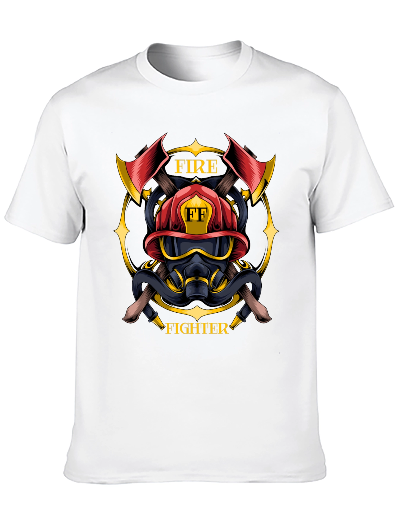 Firefighter Emblem T-Shirt - Courage & Duty