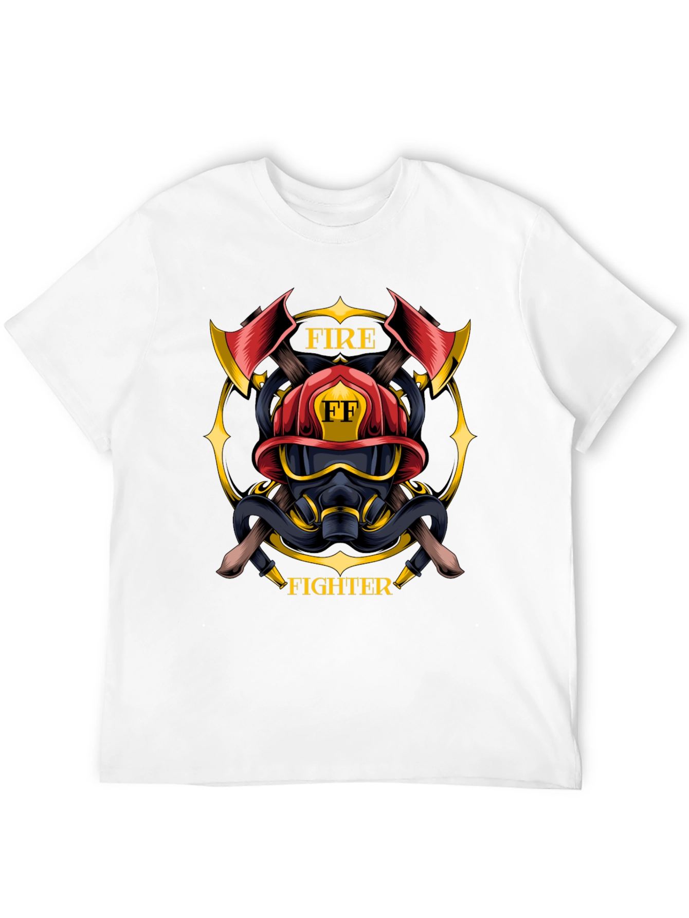 Firefighter Emblem T-Shirt - Courage & Duty