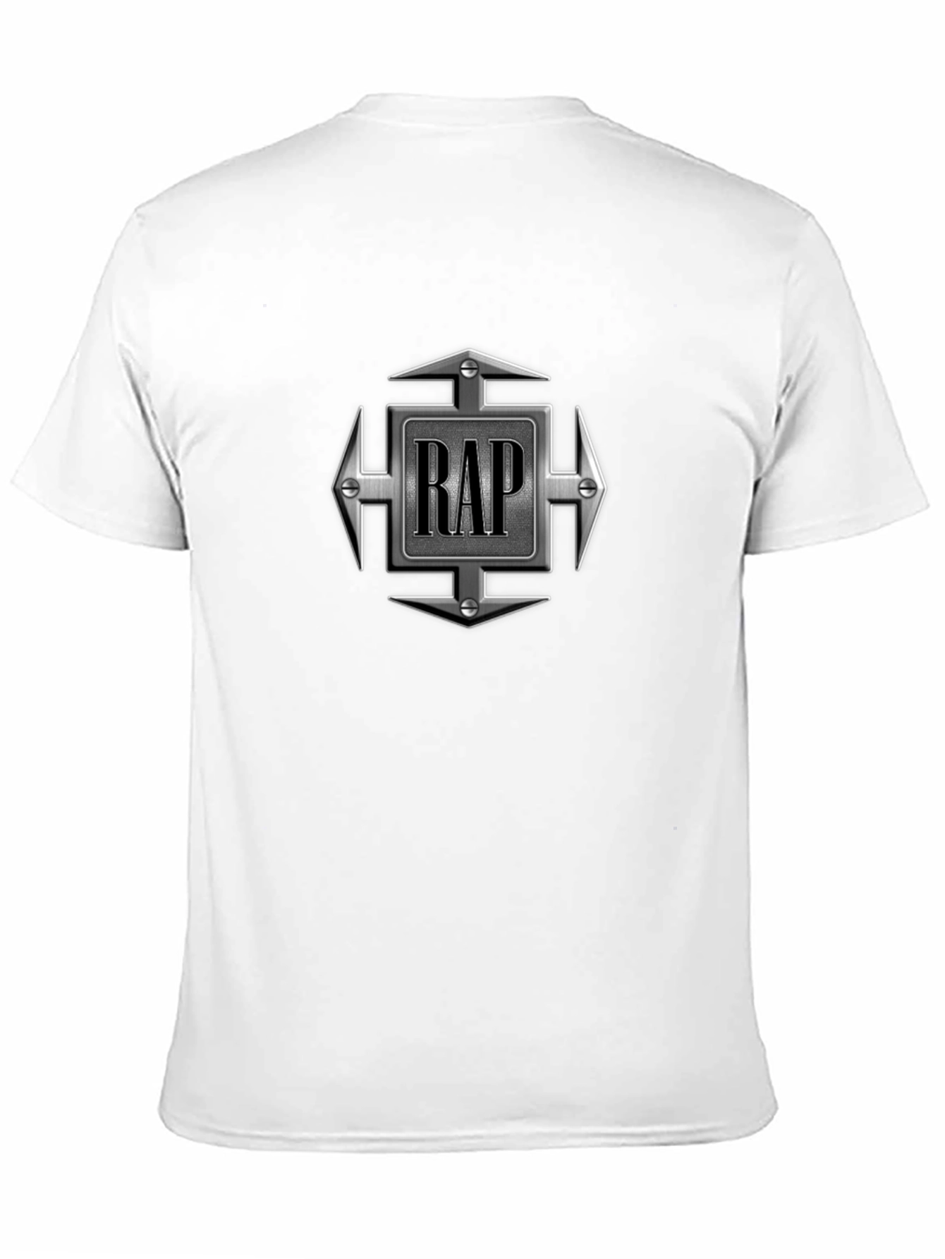 RAP Graphic Tee - Urban Style Black T-Shirt