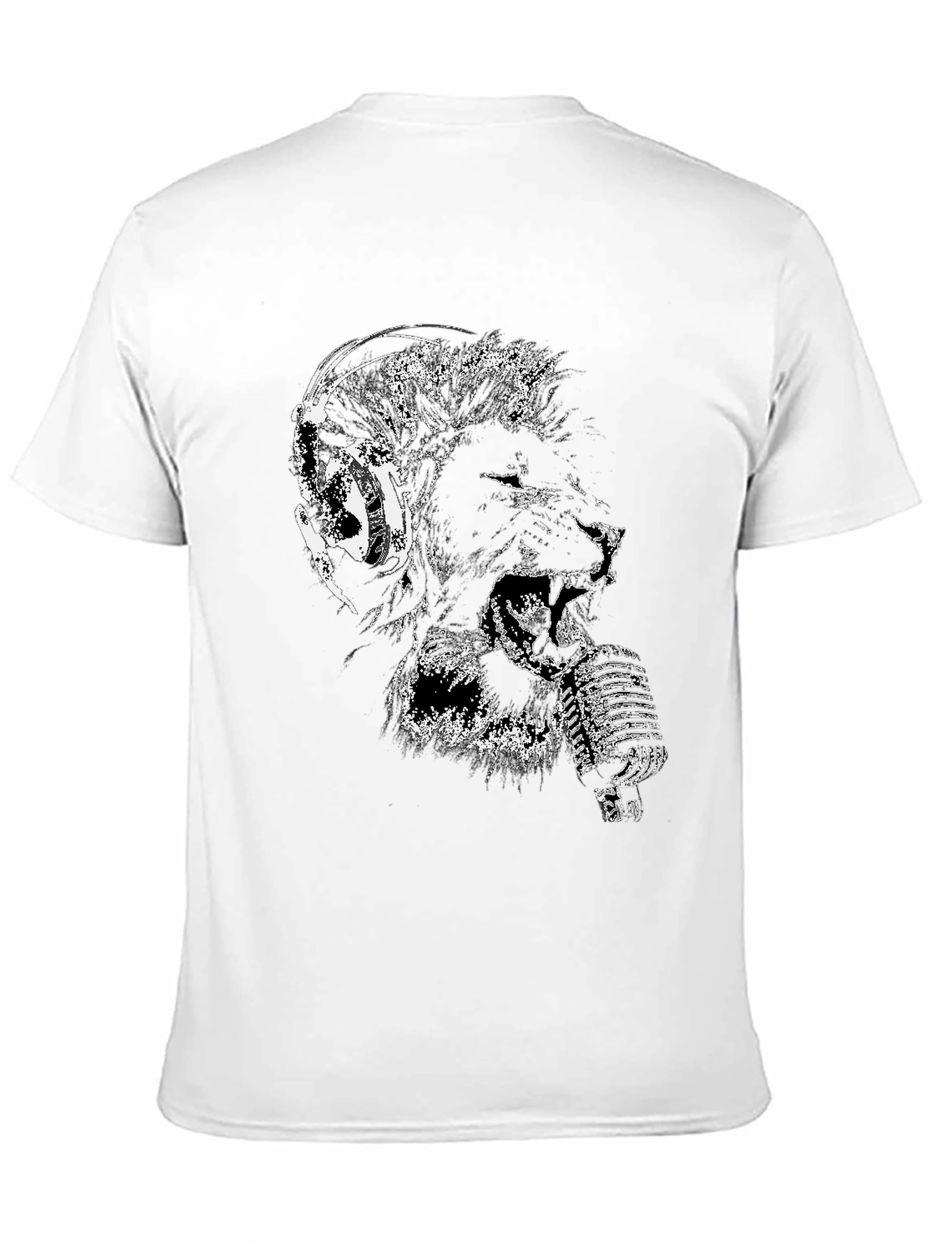 Lion Headphone Music T-Shirt
