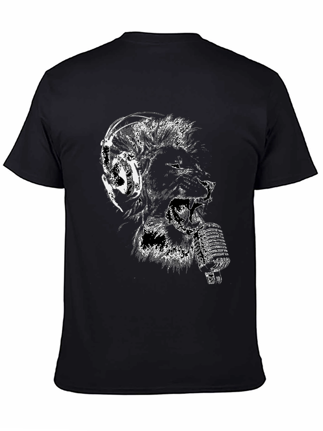 Lion Headphone Music T-Shirt