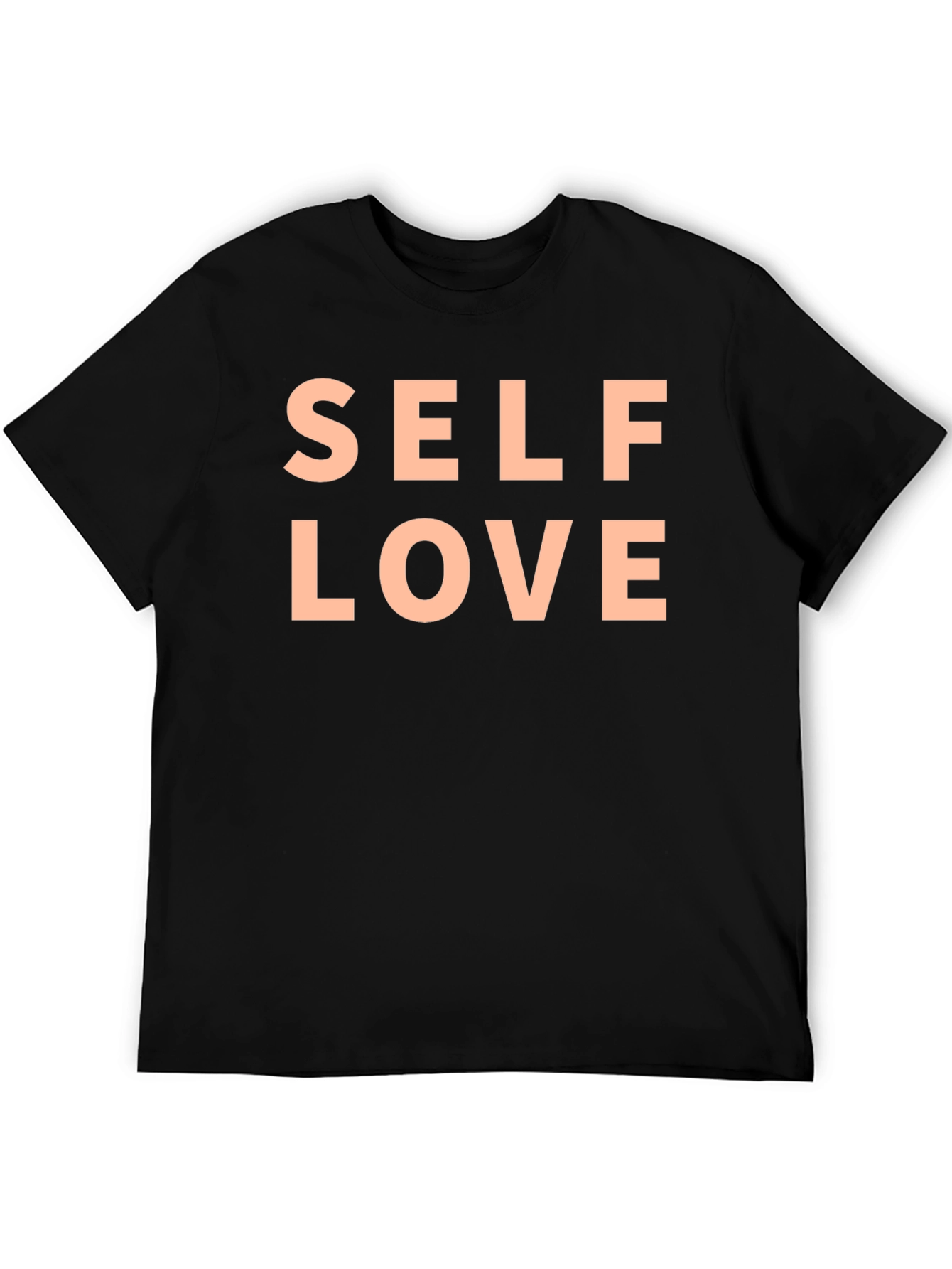 Self Love Graphic Tee - Black Cotton T-Shirt