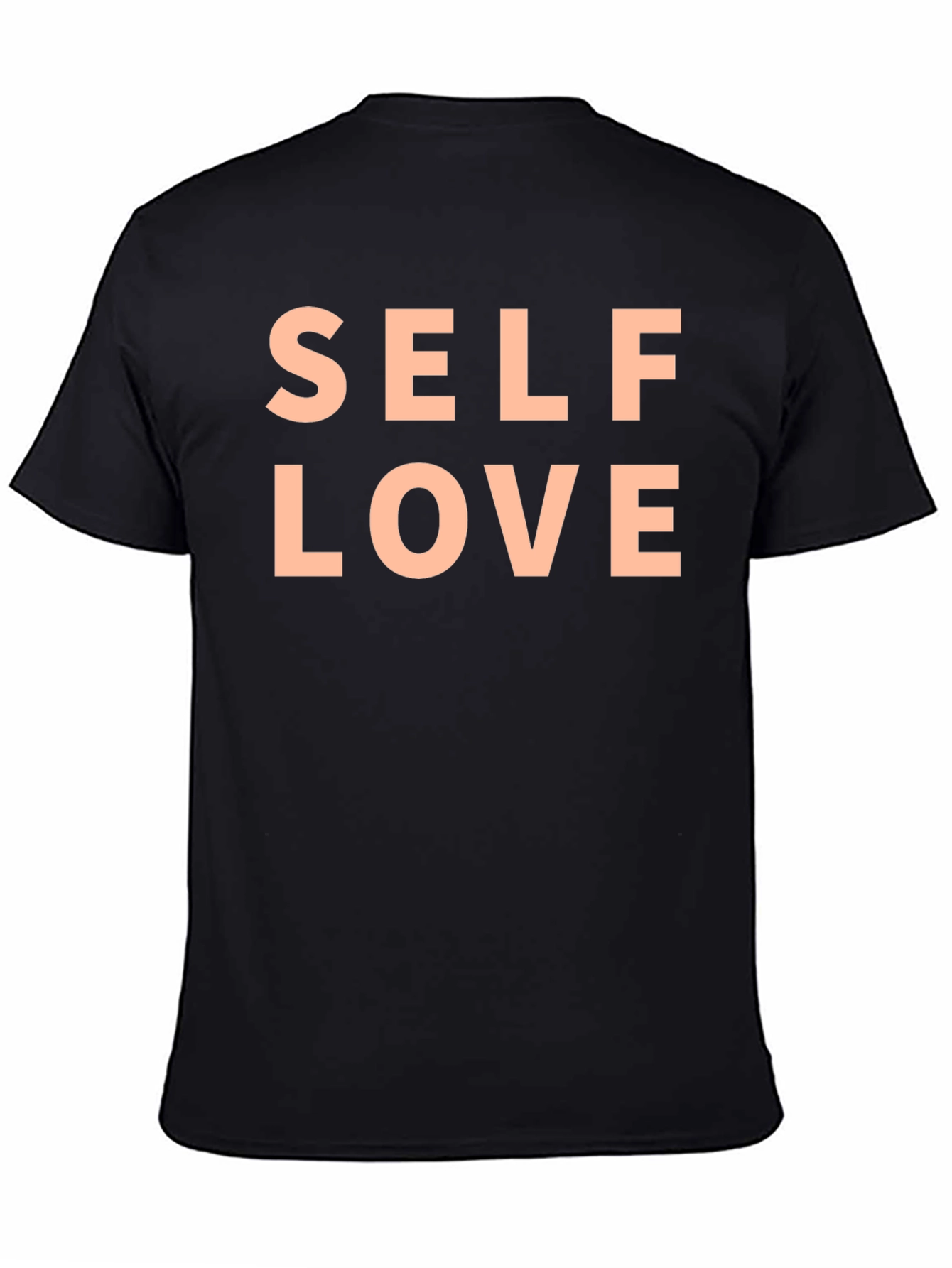 Self Love Graphic Tee - Black Cotton T-Shirt