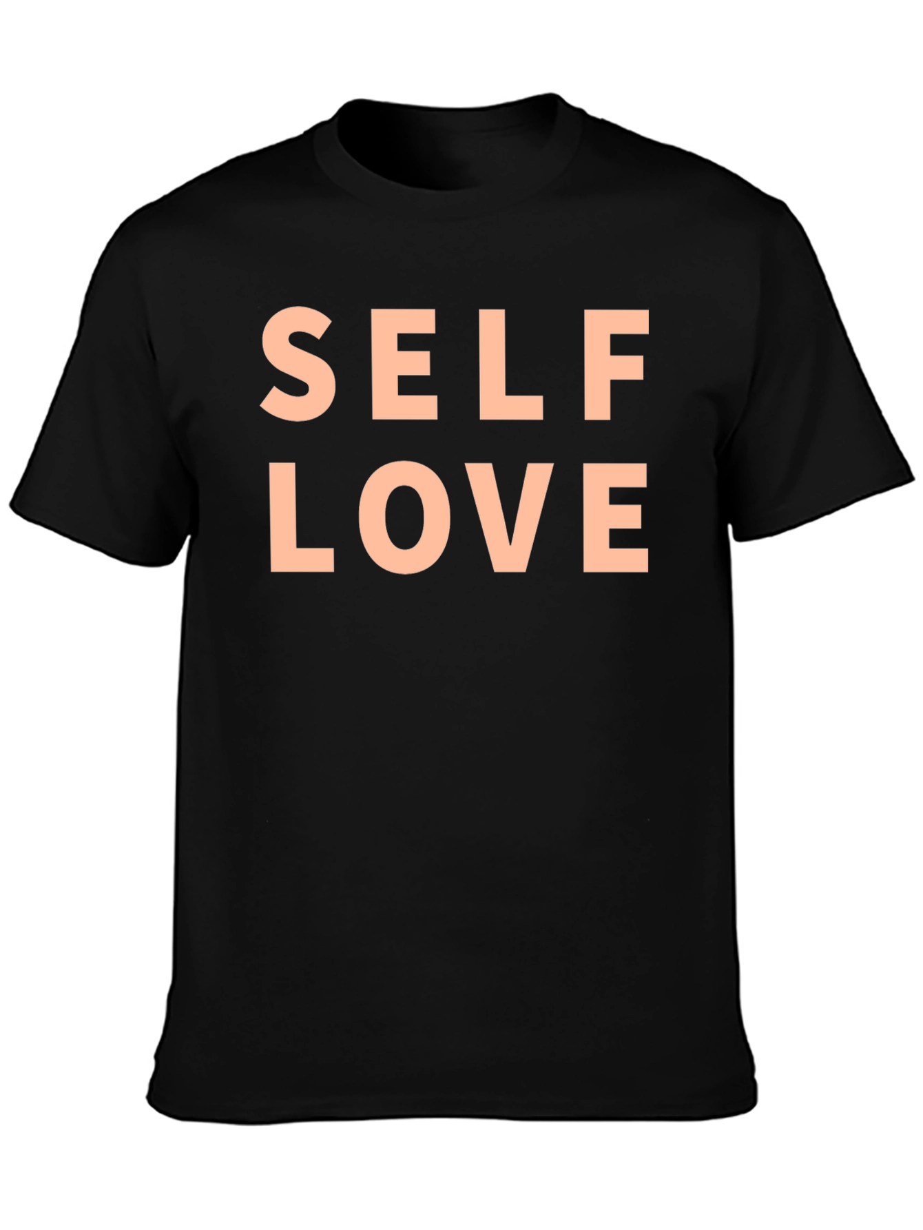 Self Love Graphic Tee - Black Cotton T-Shirt