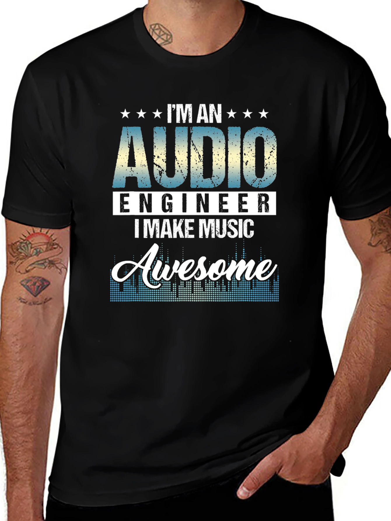 Audio Engineer I Make Music Awesome T-Shirt