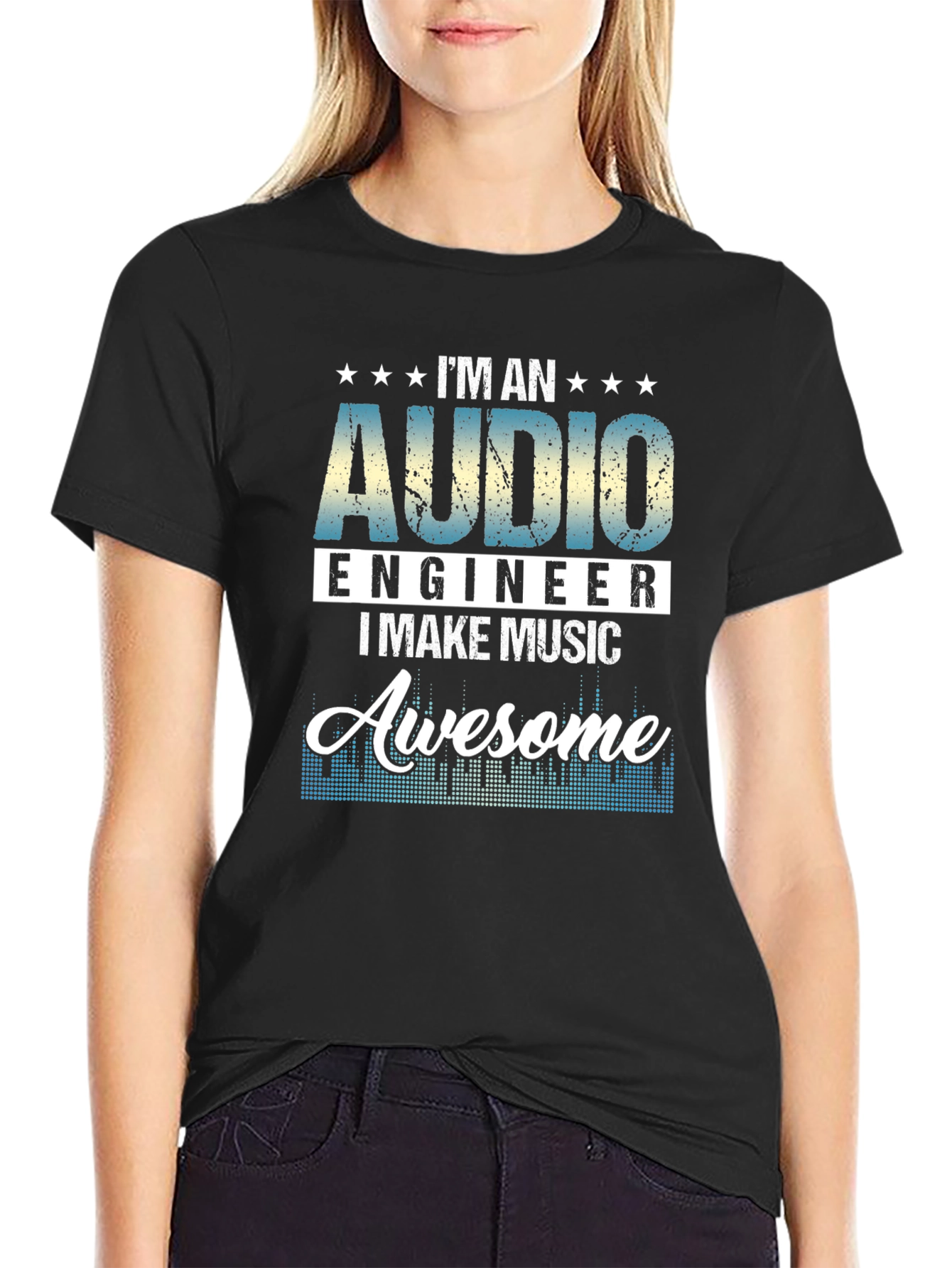Audio Engineer I Make Music Awesome T-Shirt