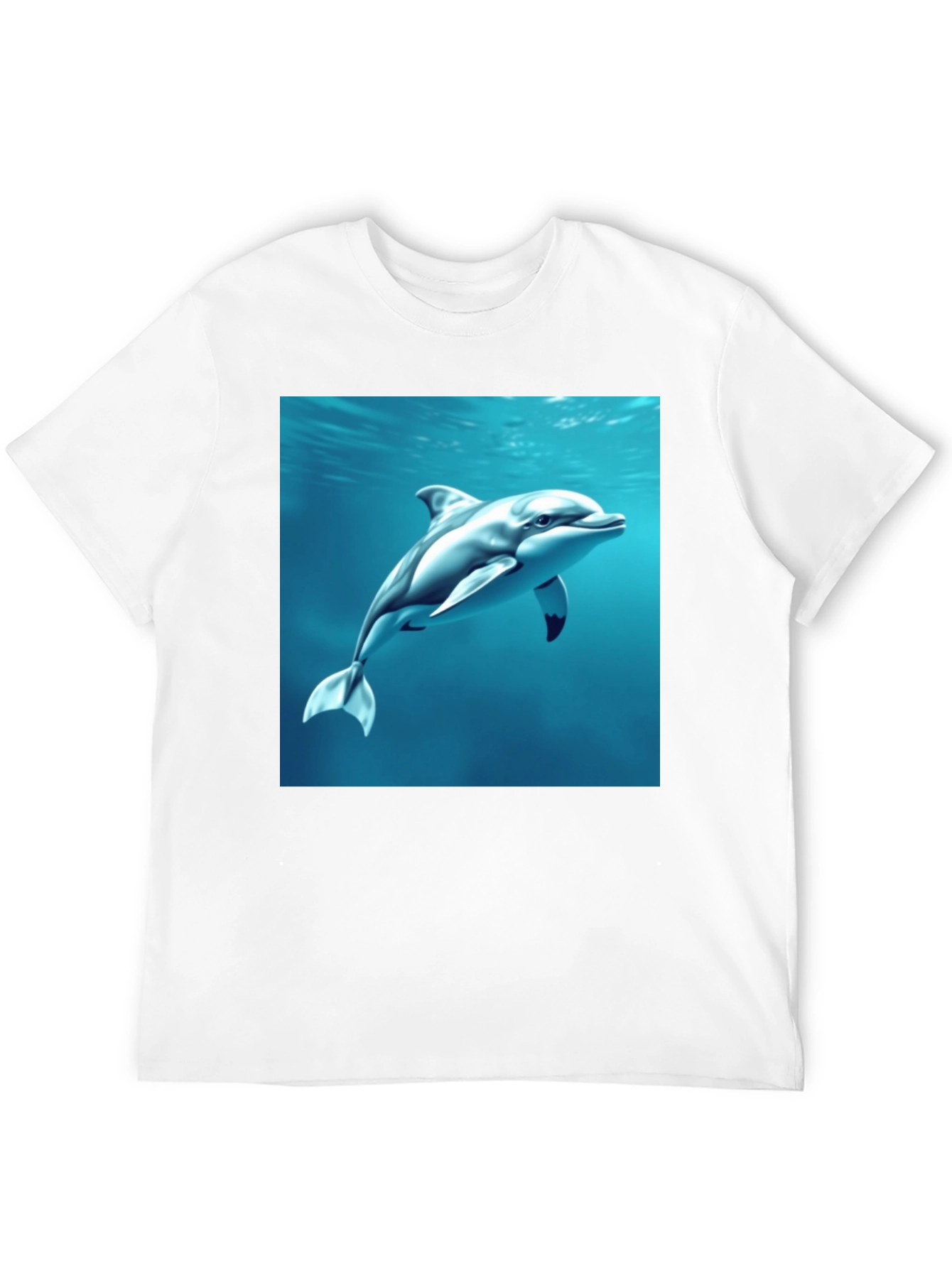 Dolphin Graphic Tee - Mens Black T-Shirt