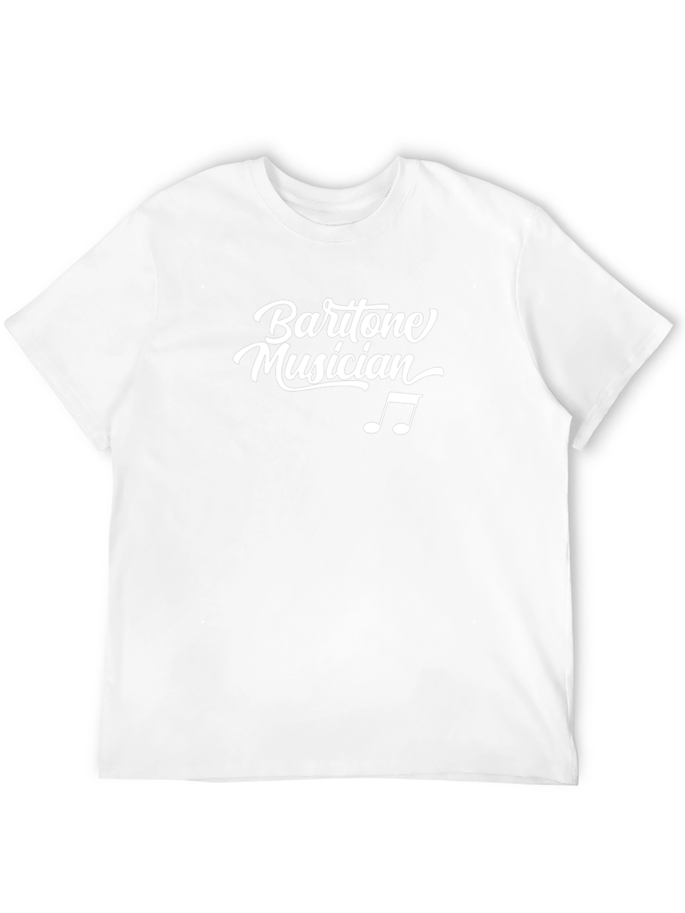 Baritone Musician T-Shirt - Music Notes Graphic Tee