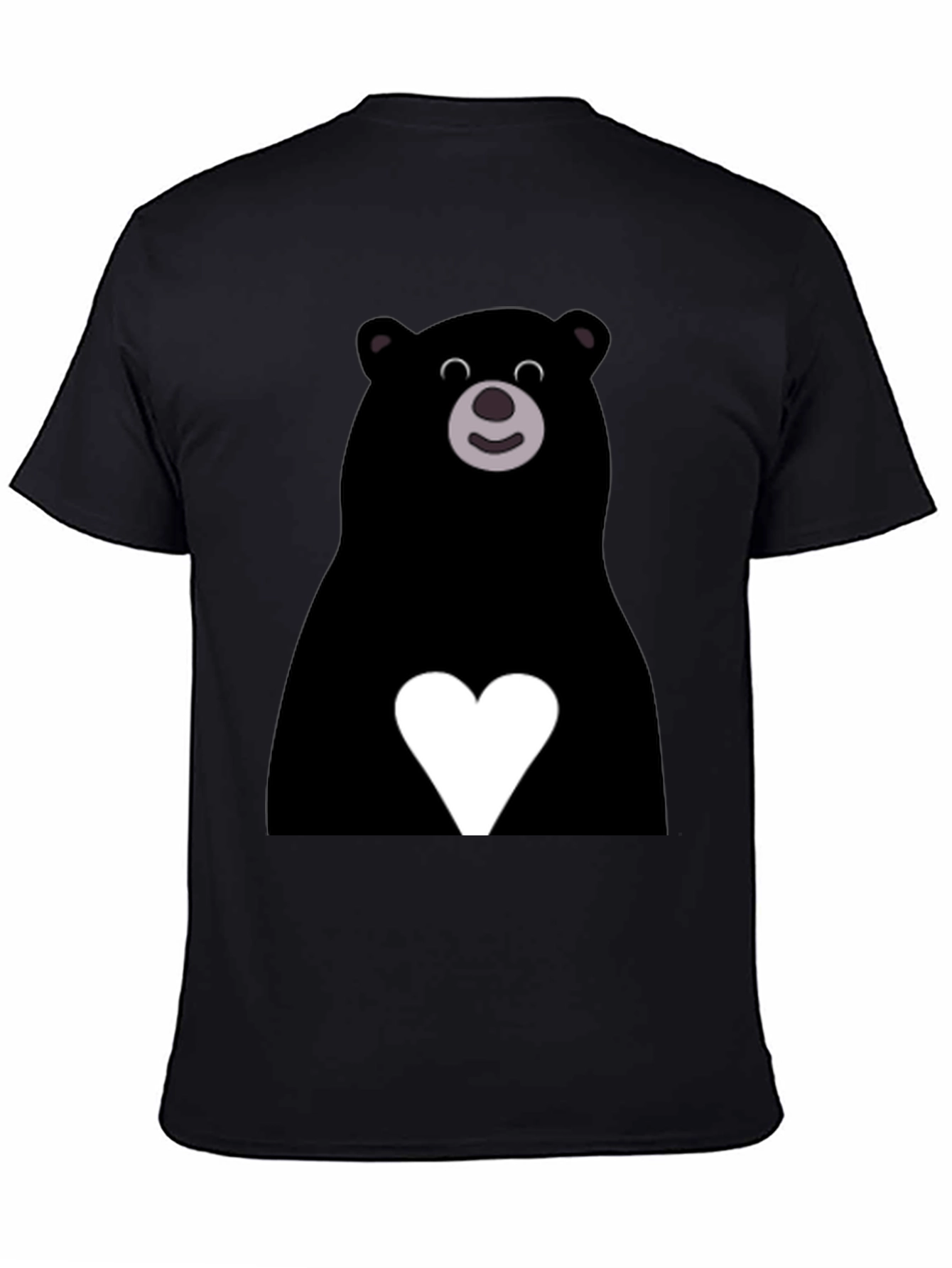 Bear Heart Graphic T-Shirt - Casual & Stylish