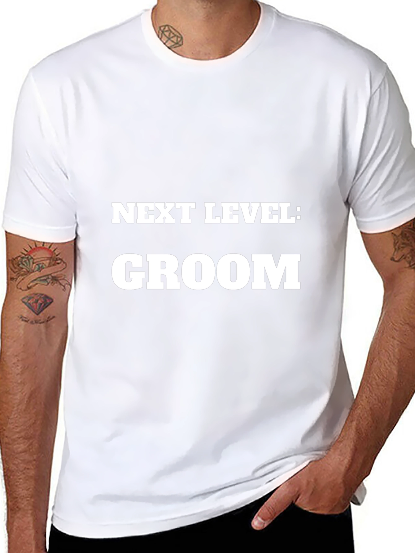 Next Level Groom T-Shirt - Black