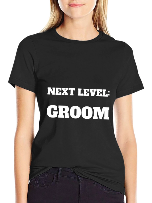 Next Level Groom T-Shirt - Black