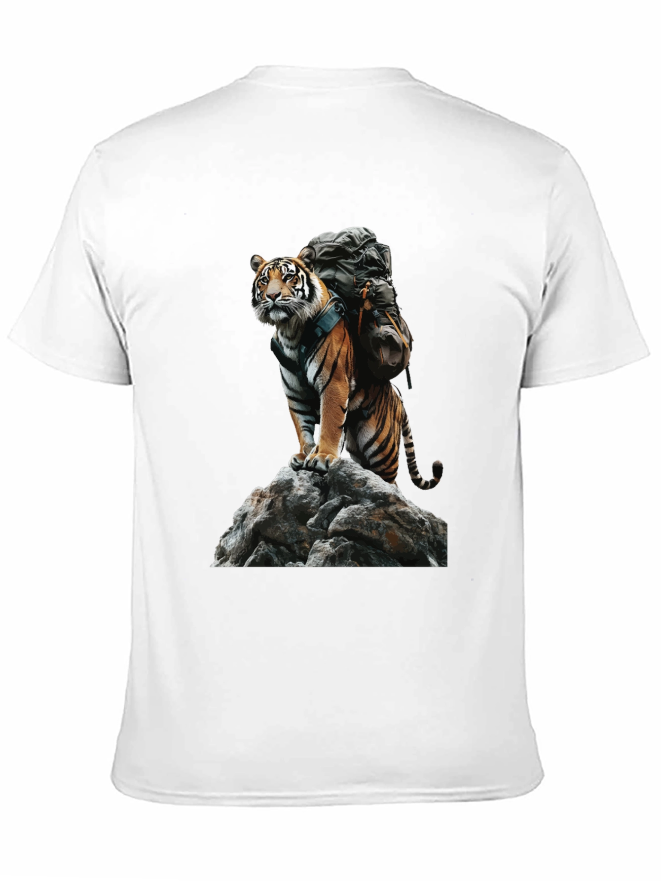 Tiger on Rock Graphic Tee