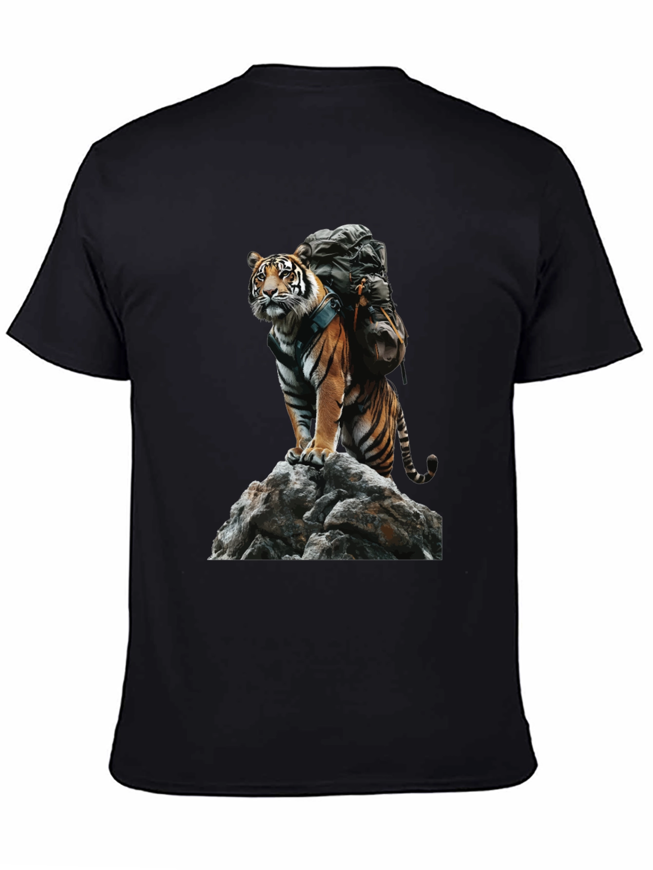 Tiger on Rock Graphic Tee