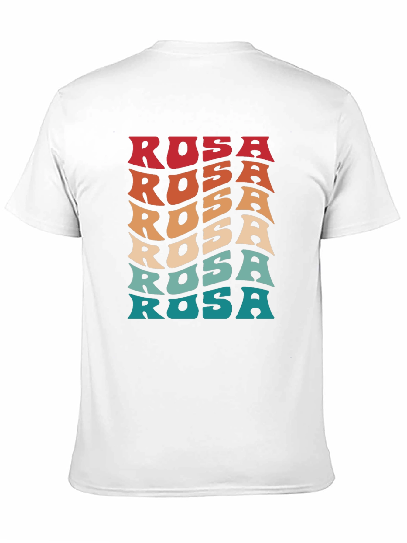 Retro Rosa Graphic Tee - Cool Wavy Font!