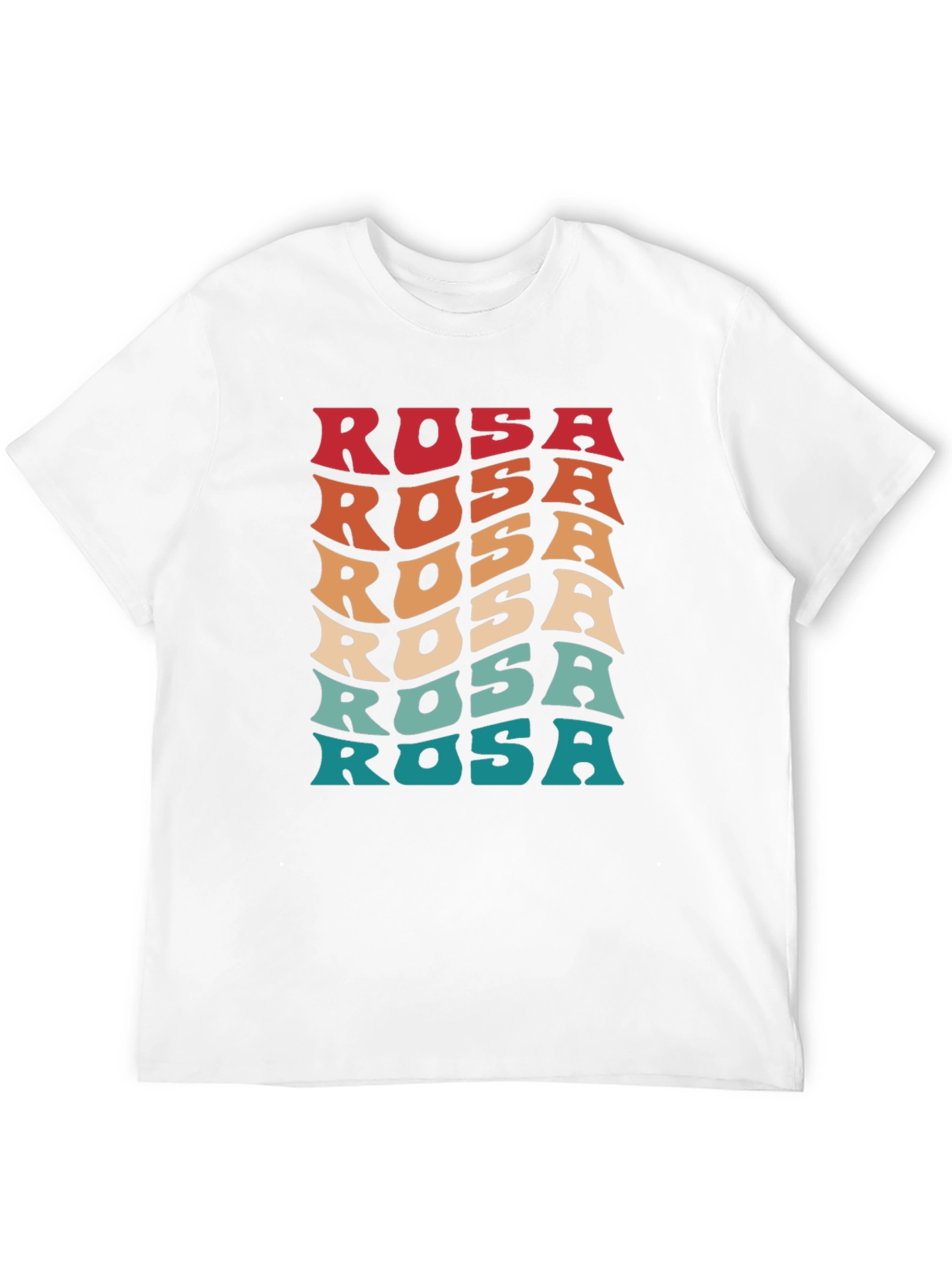 Retro Rosa Graphic Tee - Cool Wavy Font!