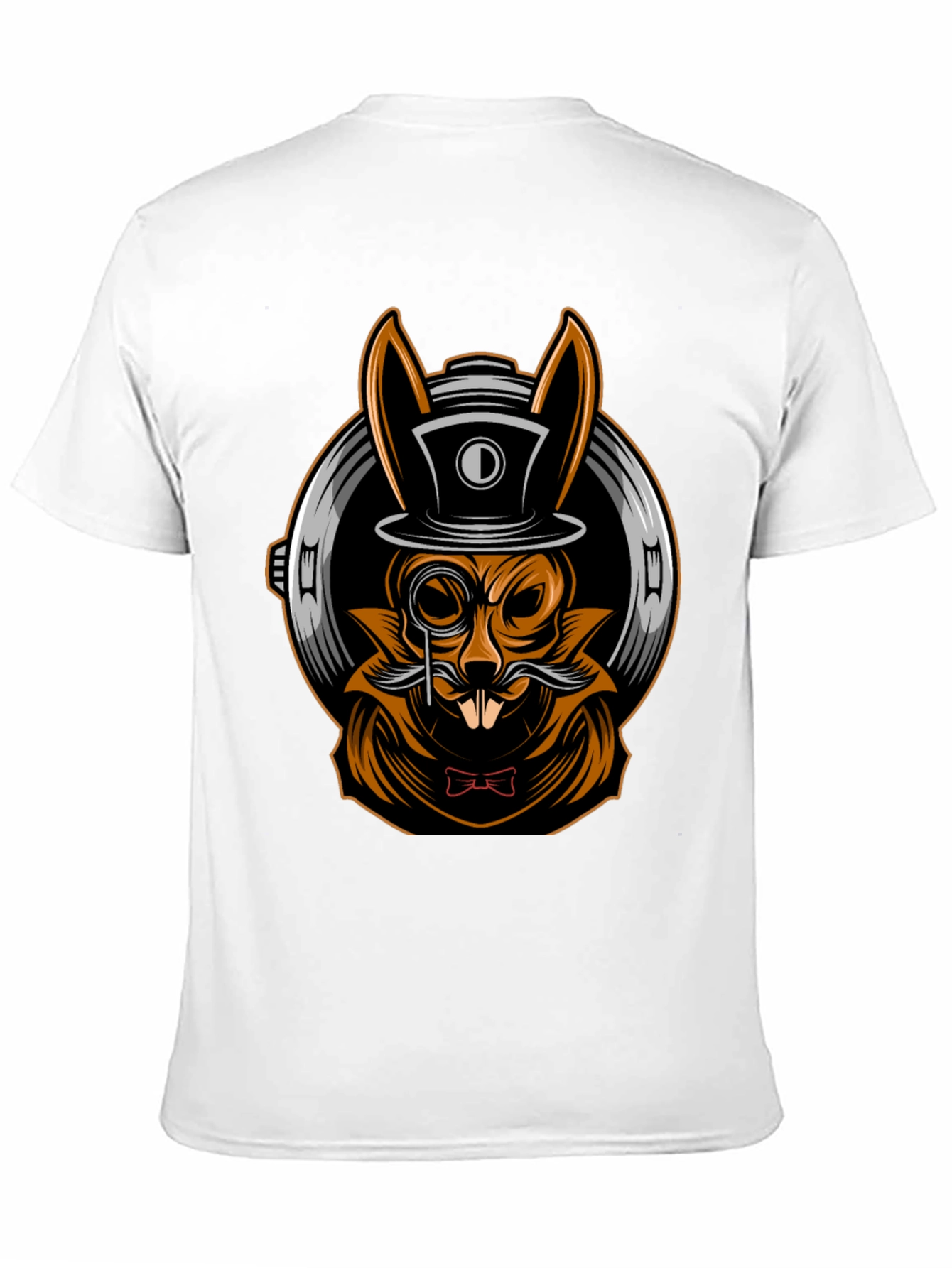 Gentleman Rabbit T-Shirt - Steampunk Style