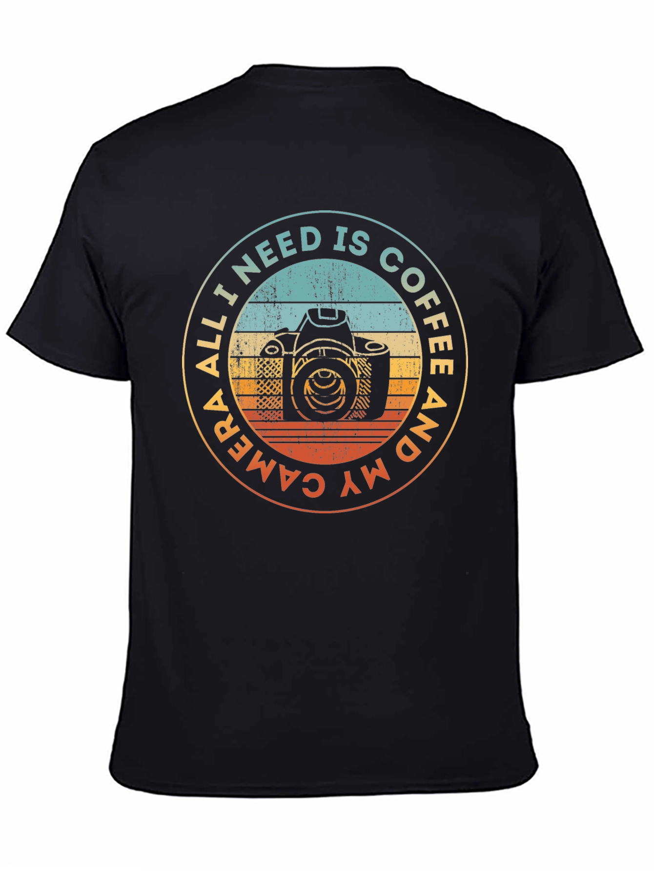 Coffee & Camera T-Shirt - Photographer Gift