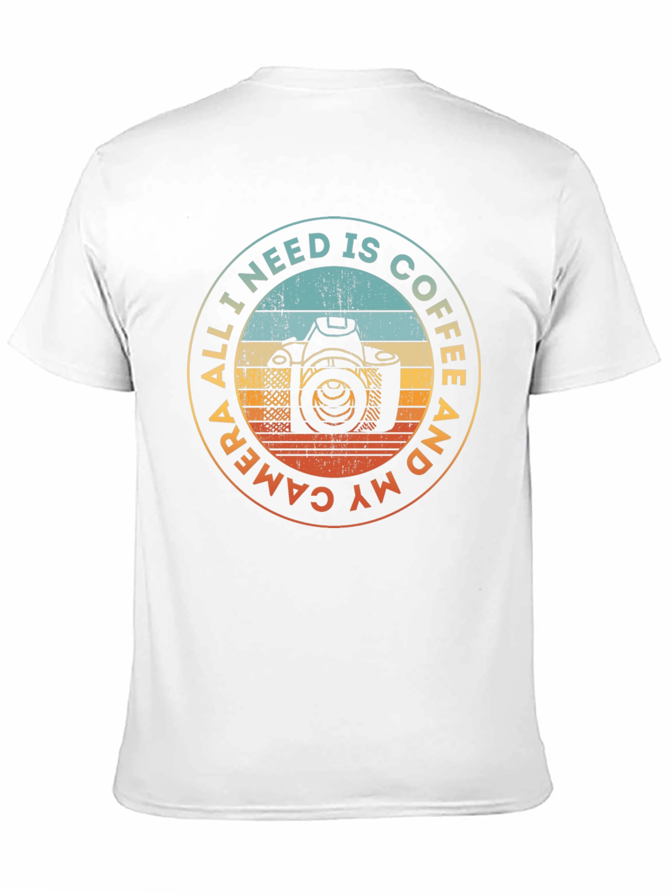 Coffee & Camera T-Shirt - Photographer Gift