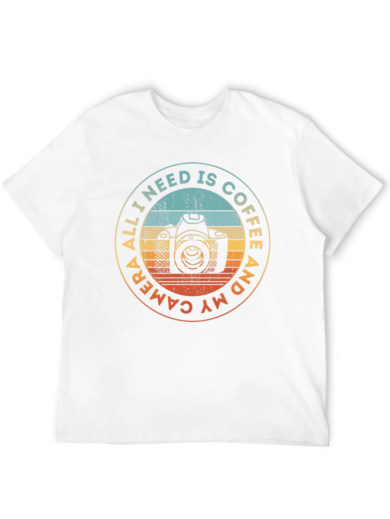 Coffee & Camera T-Shirt - Photographer Gift