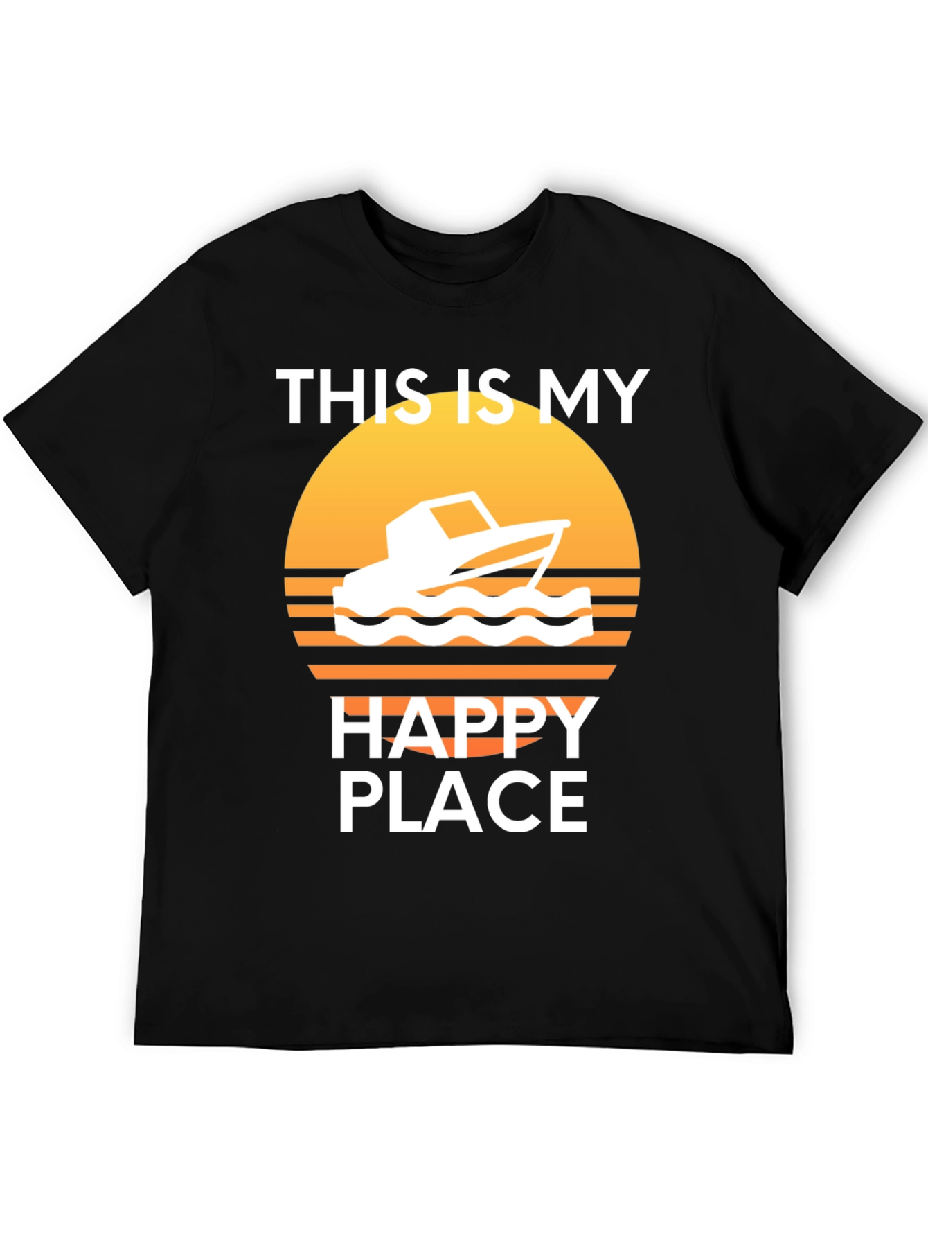 My Happy Place Boat T-Shirt