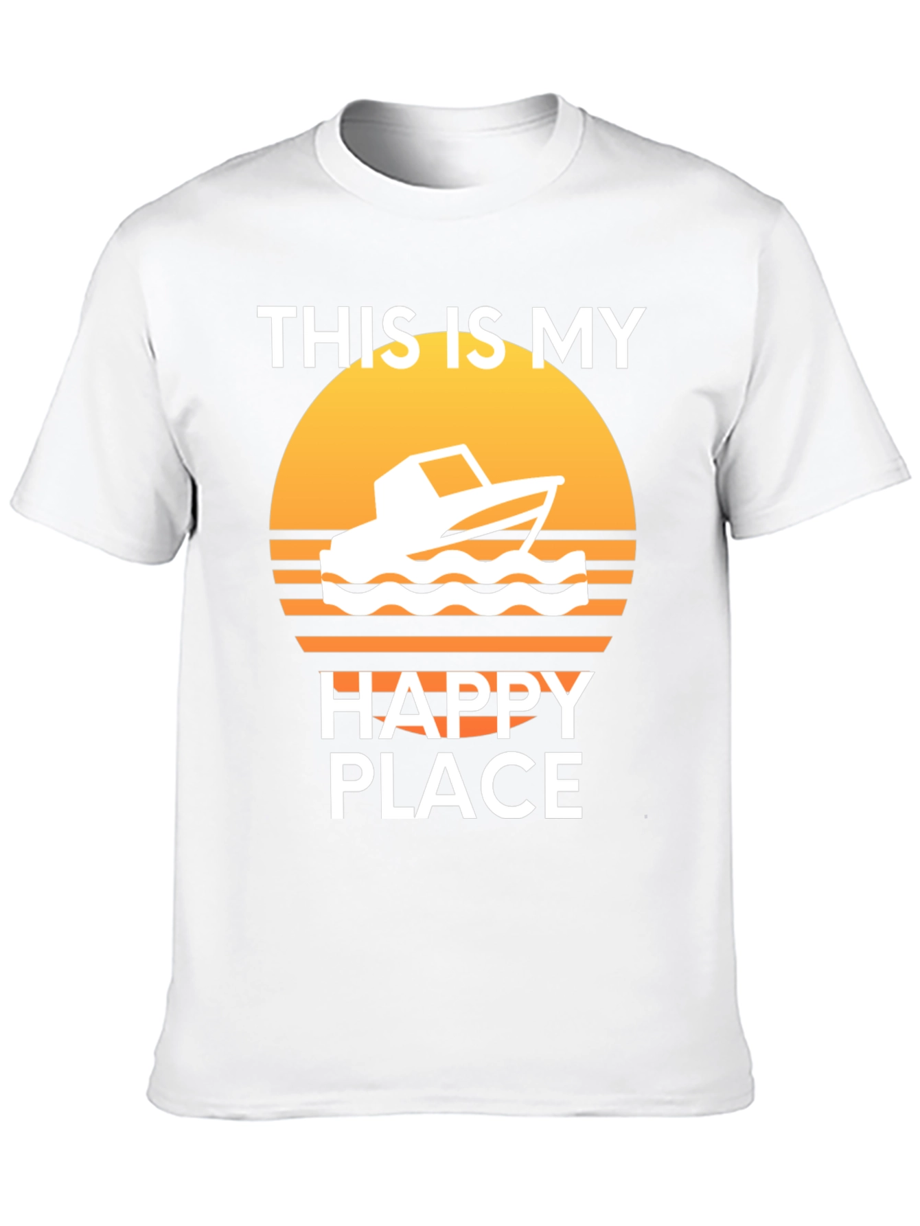 My Happy Place Boat T-Shirt