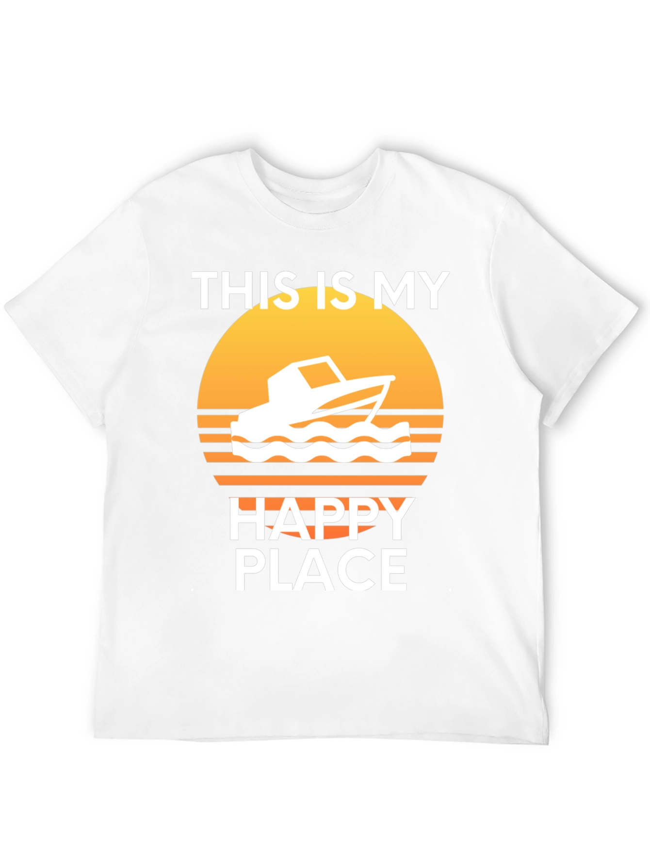 My Happy Place Boat T-Shirt