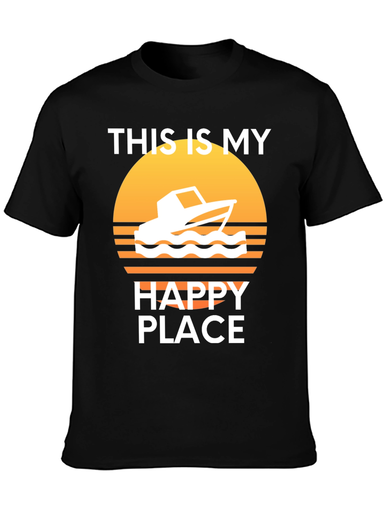 My Happy Place Boat T-Shirt