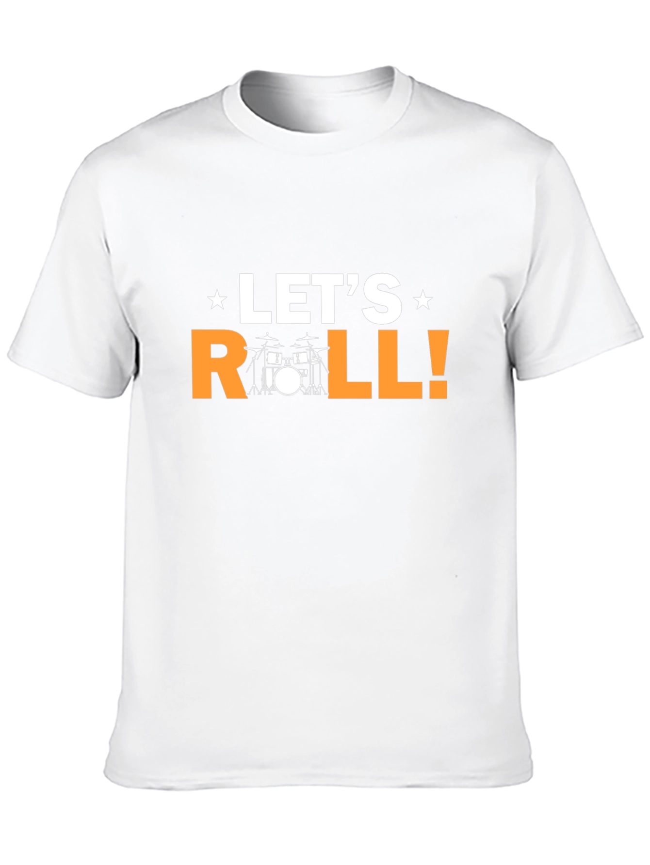 Lets Roll Drummer T-Shirt - Black