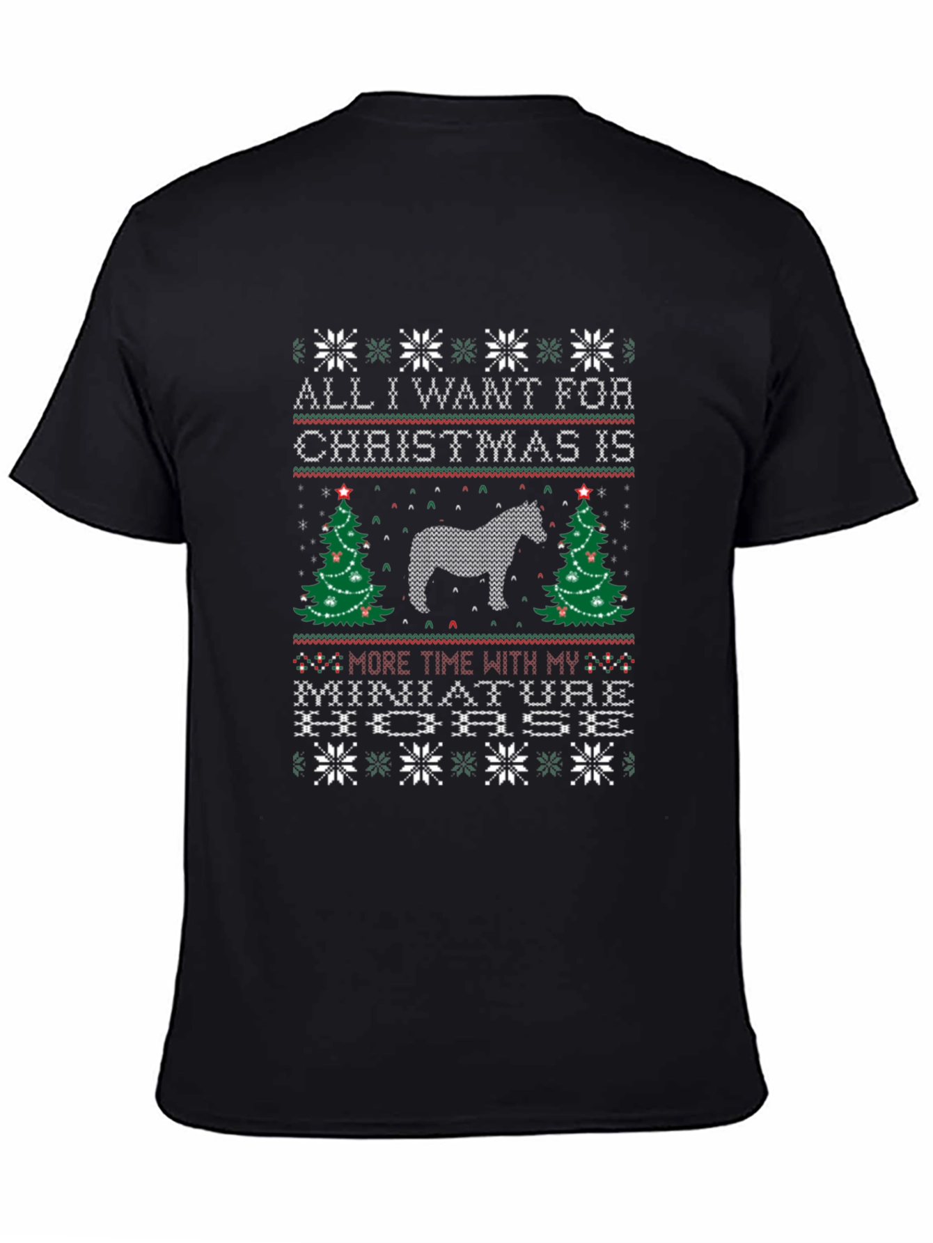 Miniature Horse Christmas T-Shirt